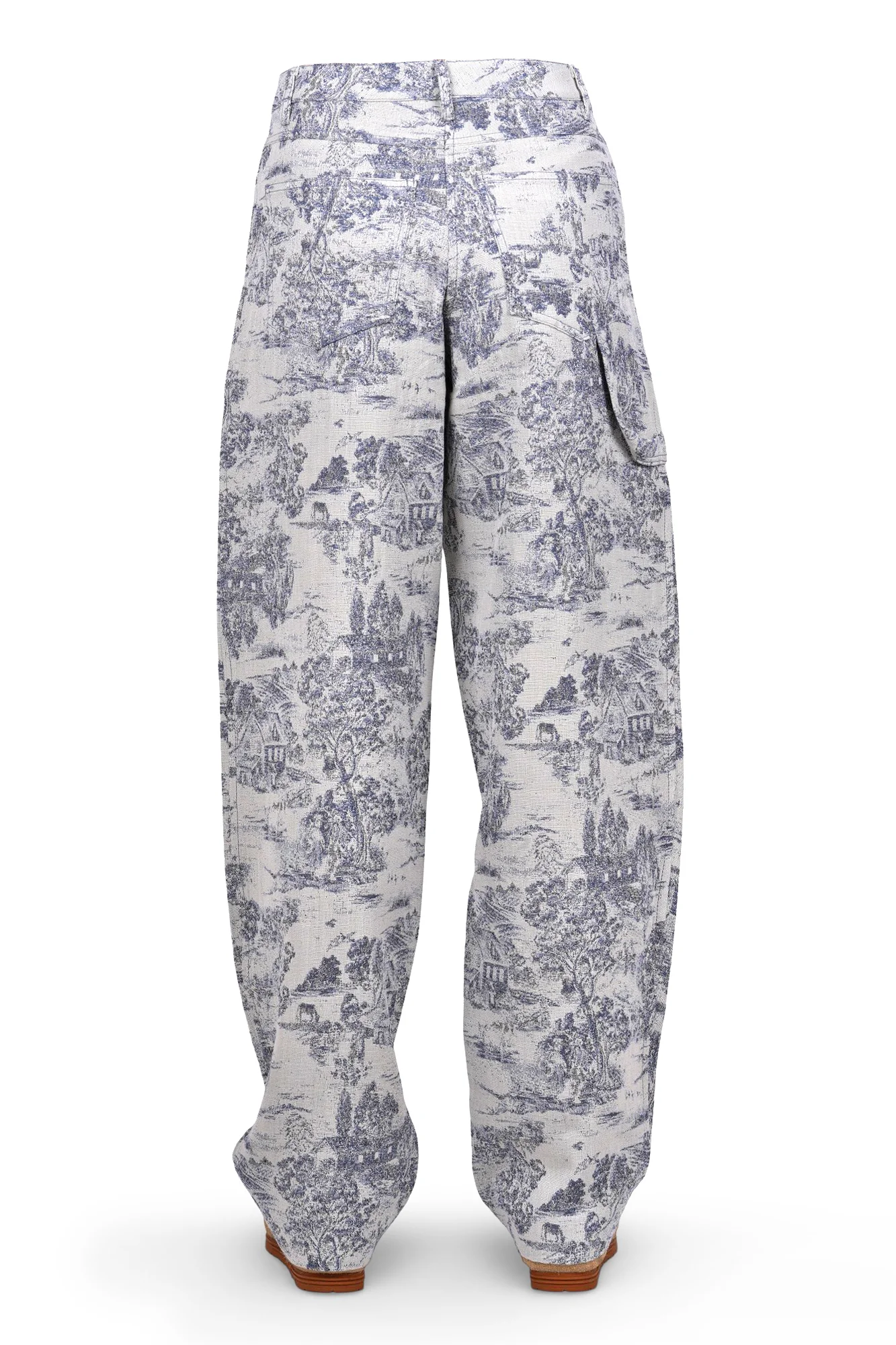 8pm - Pantalone - 470457 - Panna/Blu - Image 5
