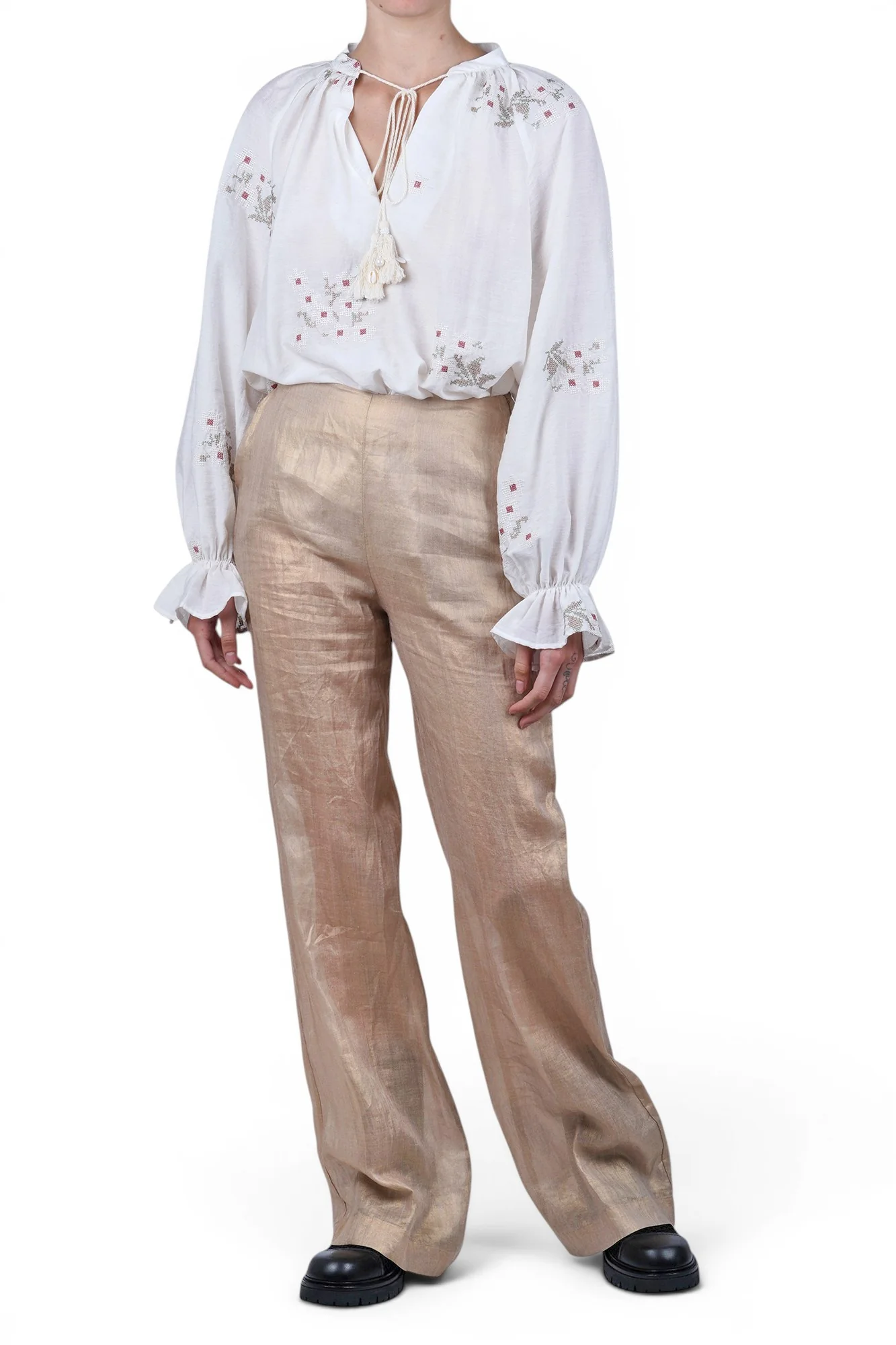 Alessia Santi - Pantalone - 470173 - Oro - Image 2