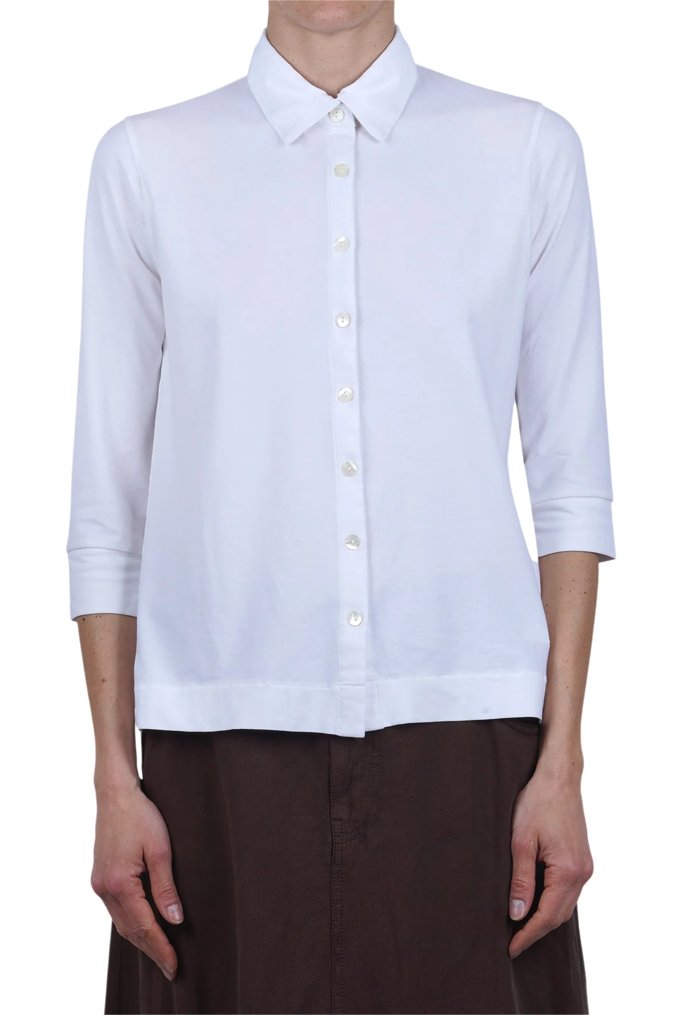 ALPHA STUDIO - Camicia - 471121 - Latte - Image 3