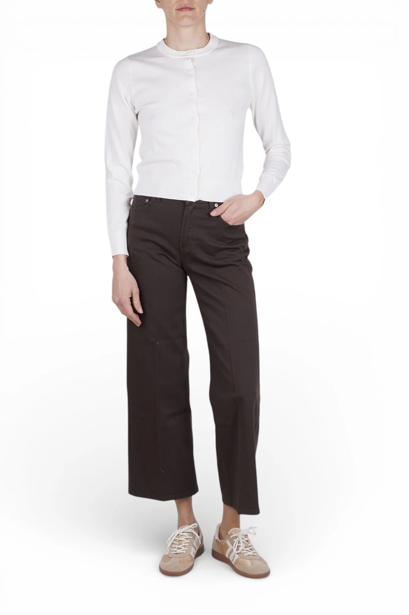 ALPHA STUDIO - Cardigan - 471107 - Latte - Image 2