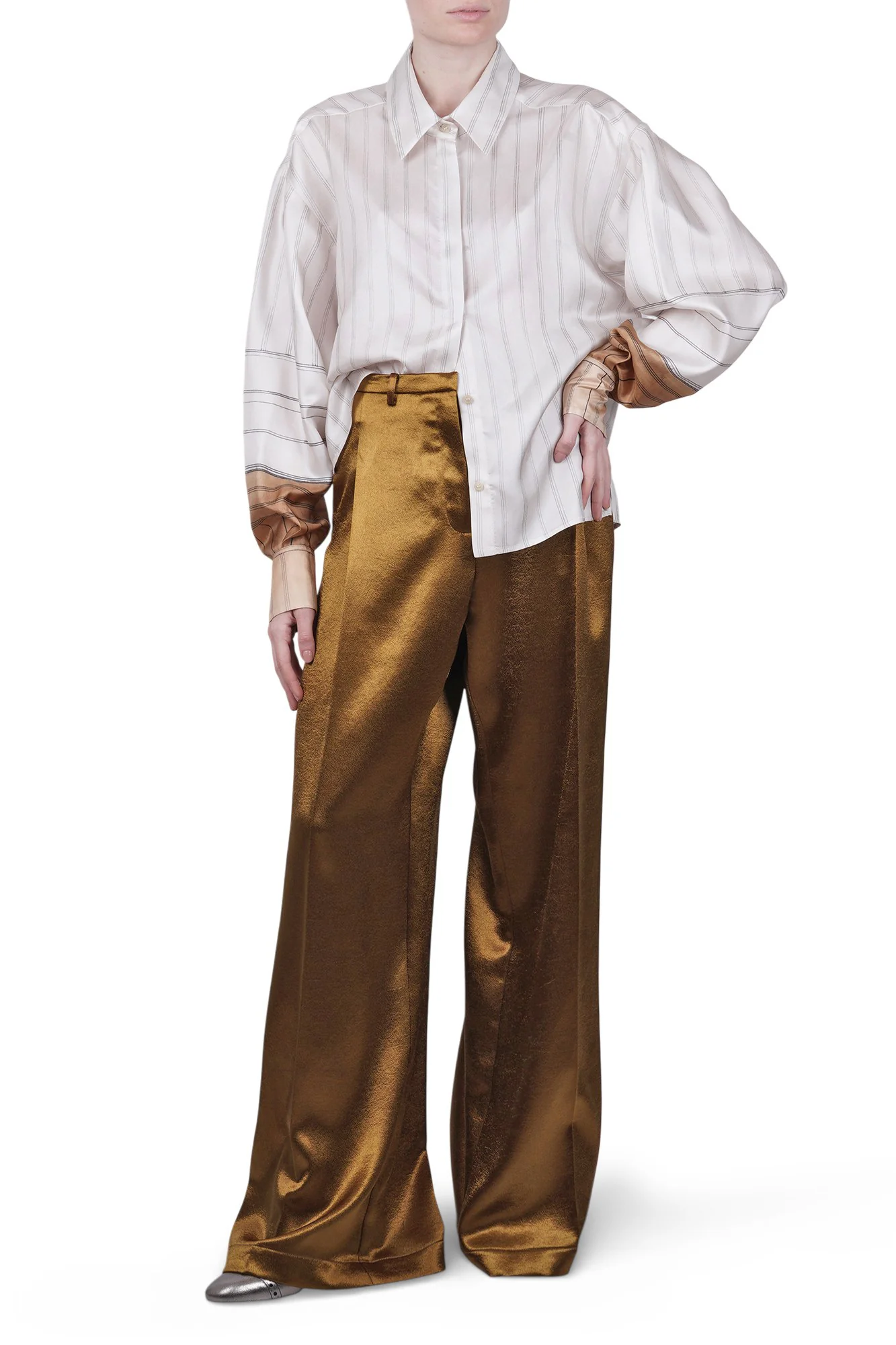 Alysi - Pantalone - 471183 - Bronzo - Image 2