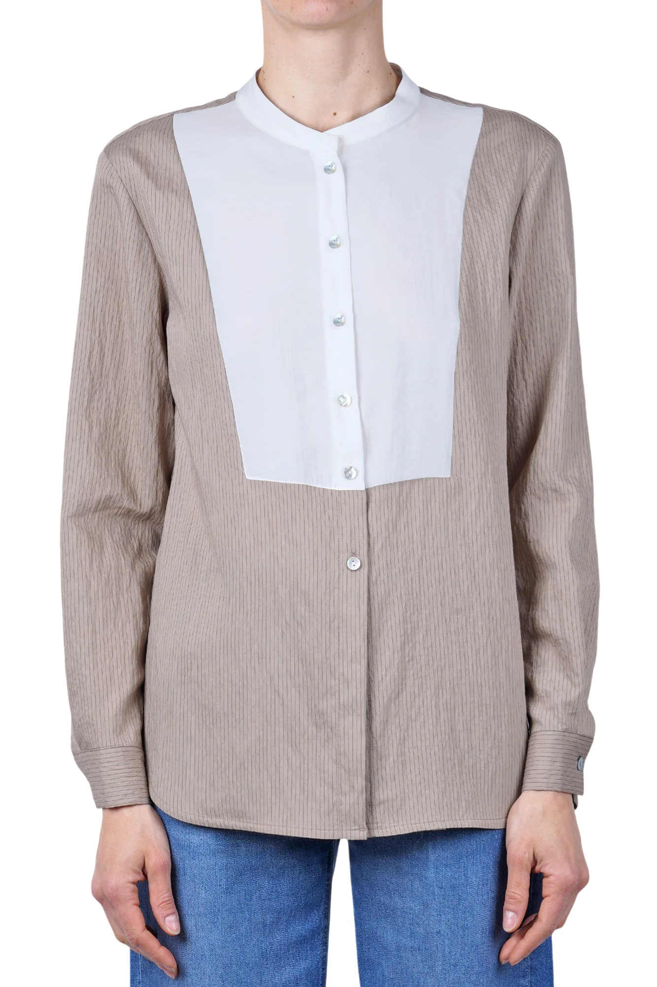 ANNARITA N - Camicia - 471229 - Beige - Image 3