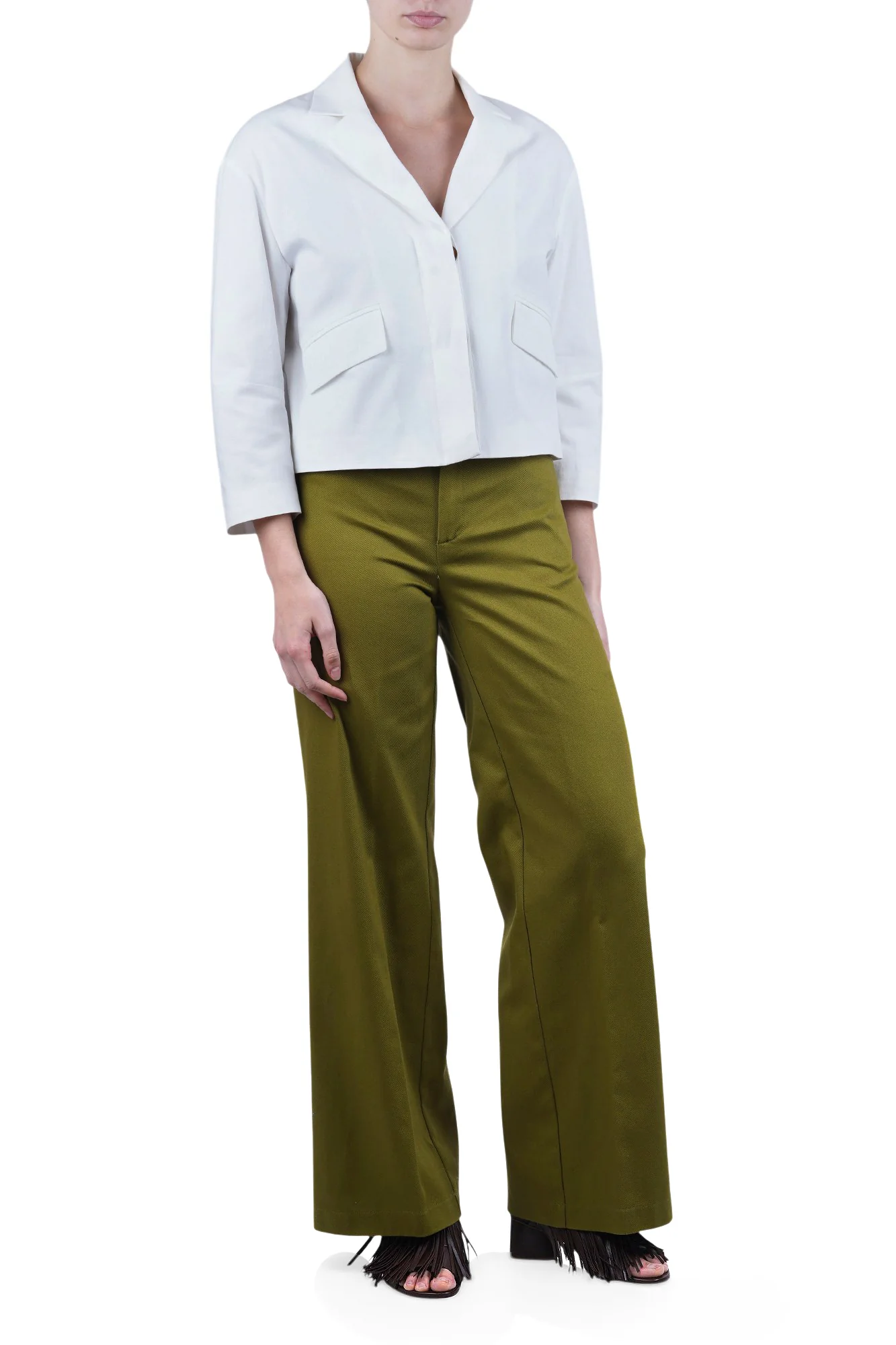 ANNARITA N - Pantalone - 471240 - Oliva - Image 2