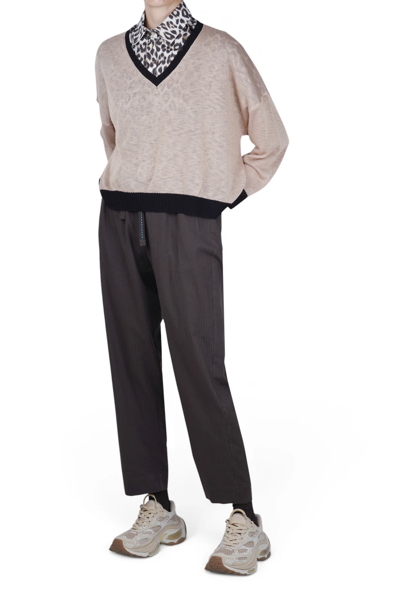 Jucca - Camicia - 470883 - Panna/Nero - Image 2