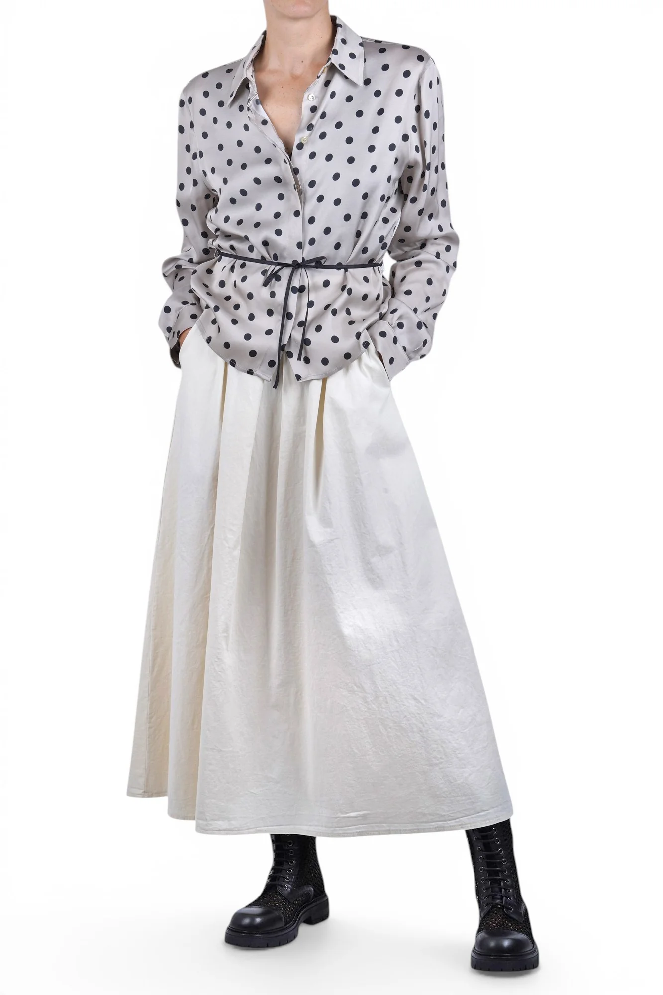 Jucca - Camicia - 471741 - Tortora/Nero - Image 2