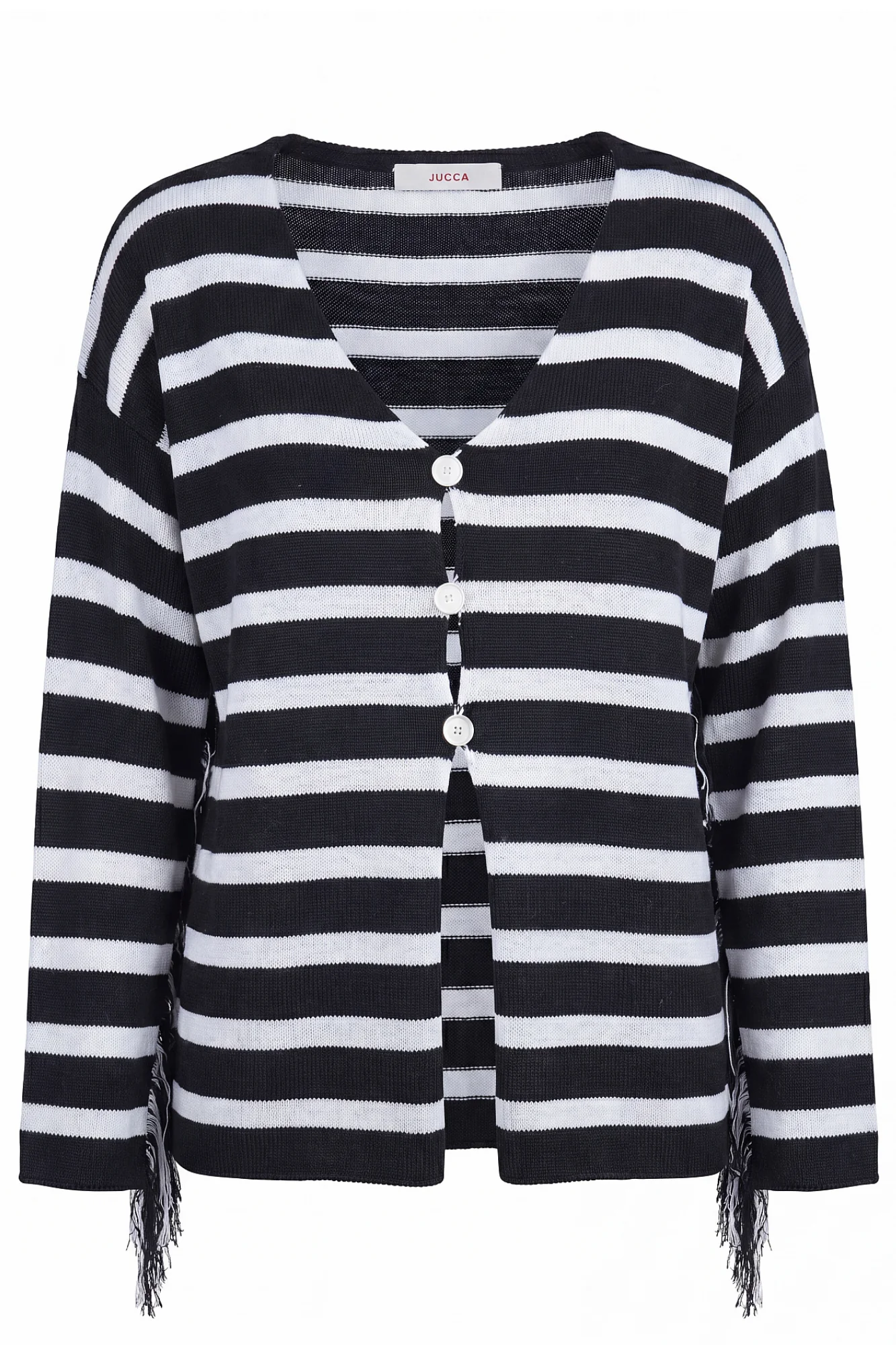 Jucca - Cardigan - 471733 - Bianco/Nero