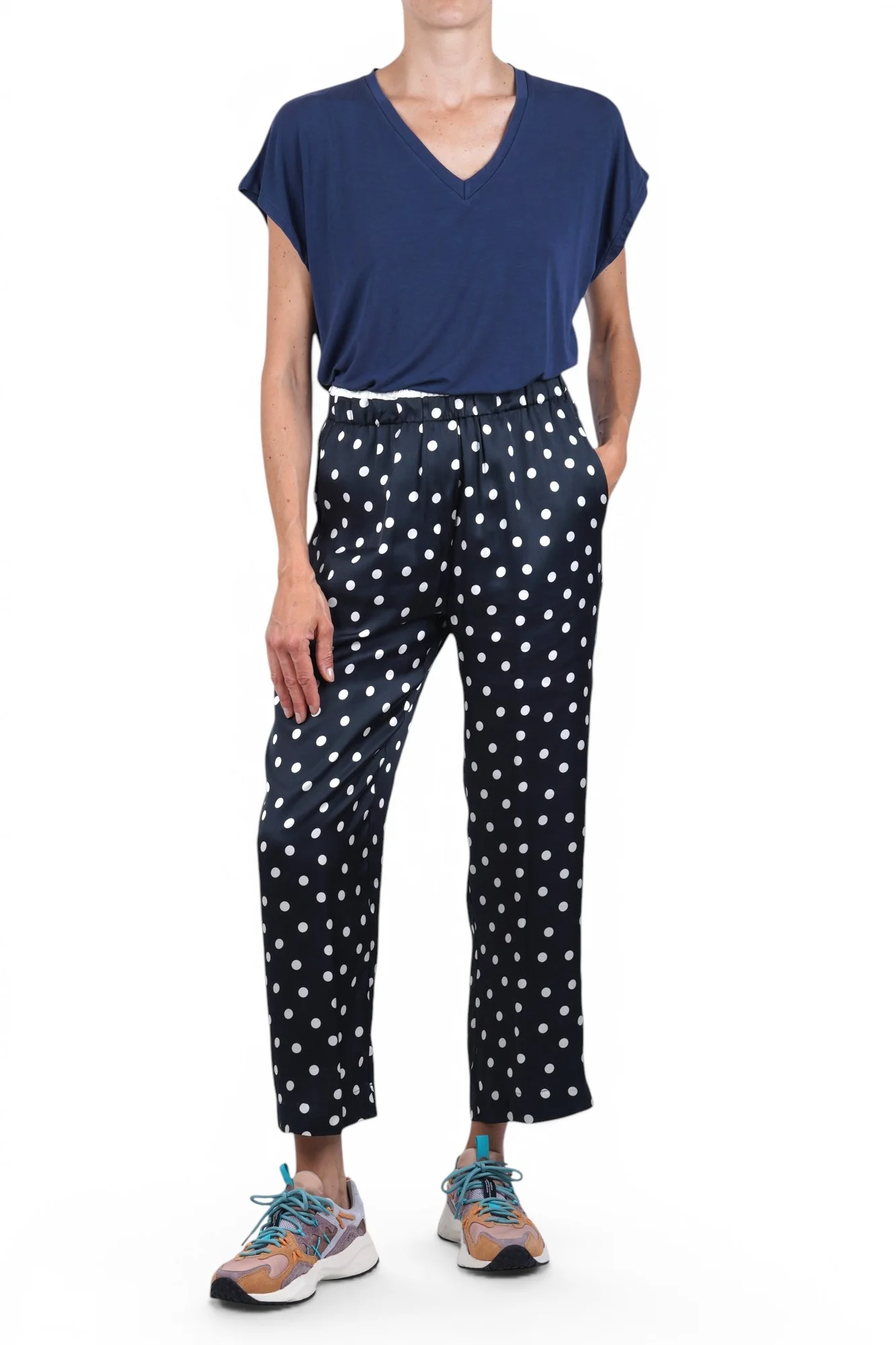 Jucca - Pantalone - 471743 - Nero/Bianco - Image 2