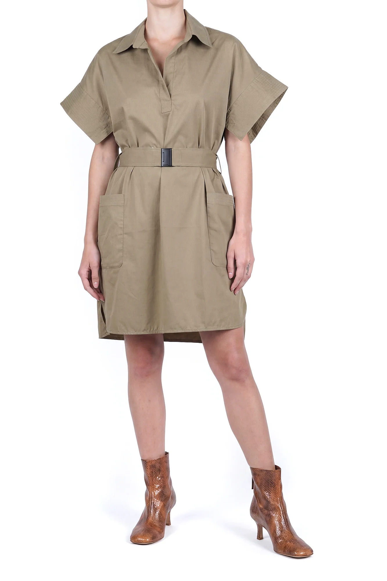 La Femme Blanche - Abito - 471582 - Militare - Image 2