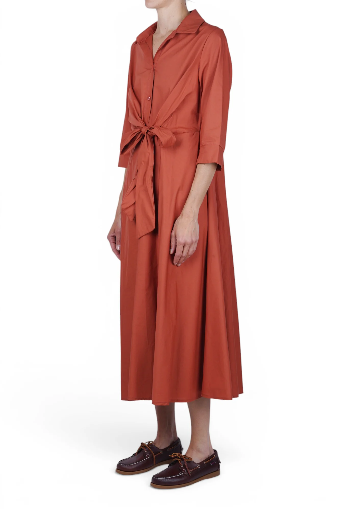 La Femme Blanche - Abito - 471635 - Mattone - Image 4