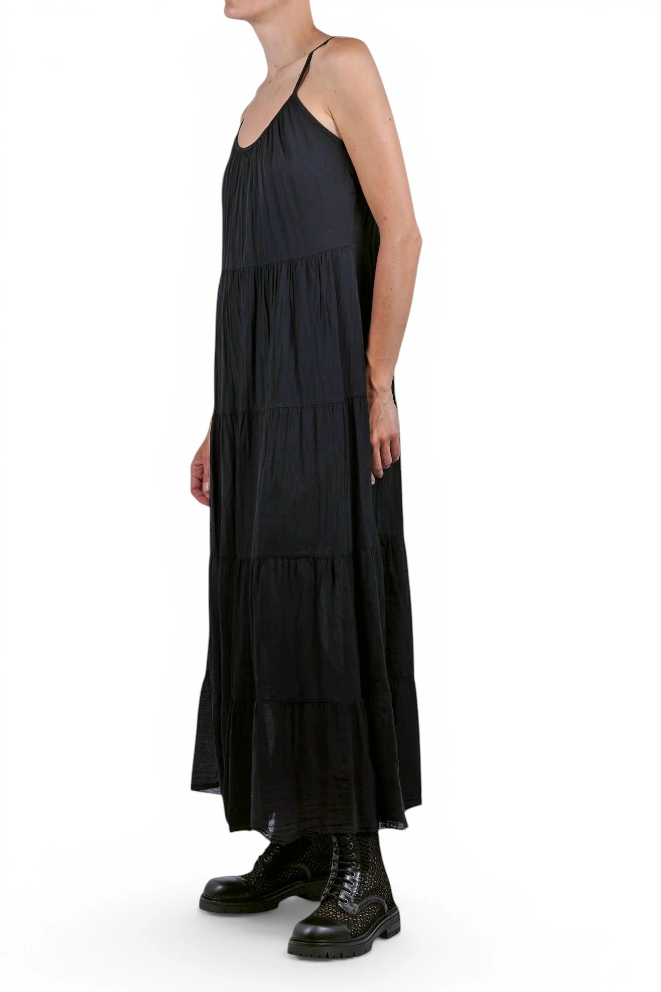 La Femme Blanche - Abito - 471710 - Nero - Image 2
