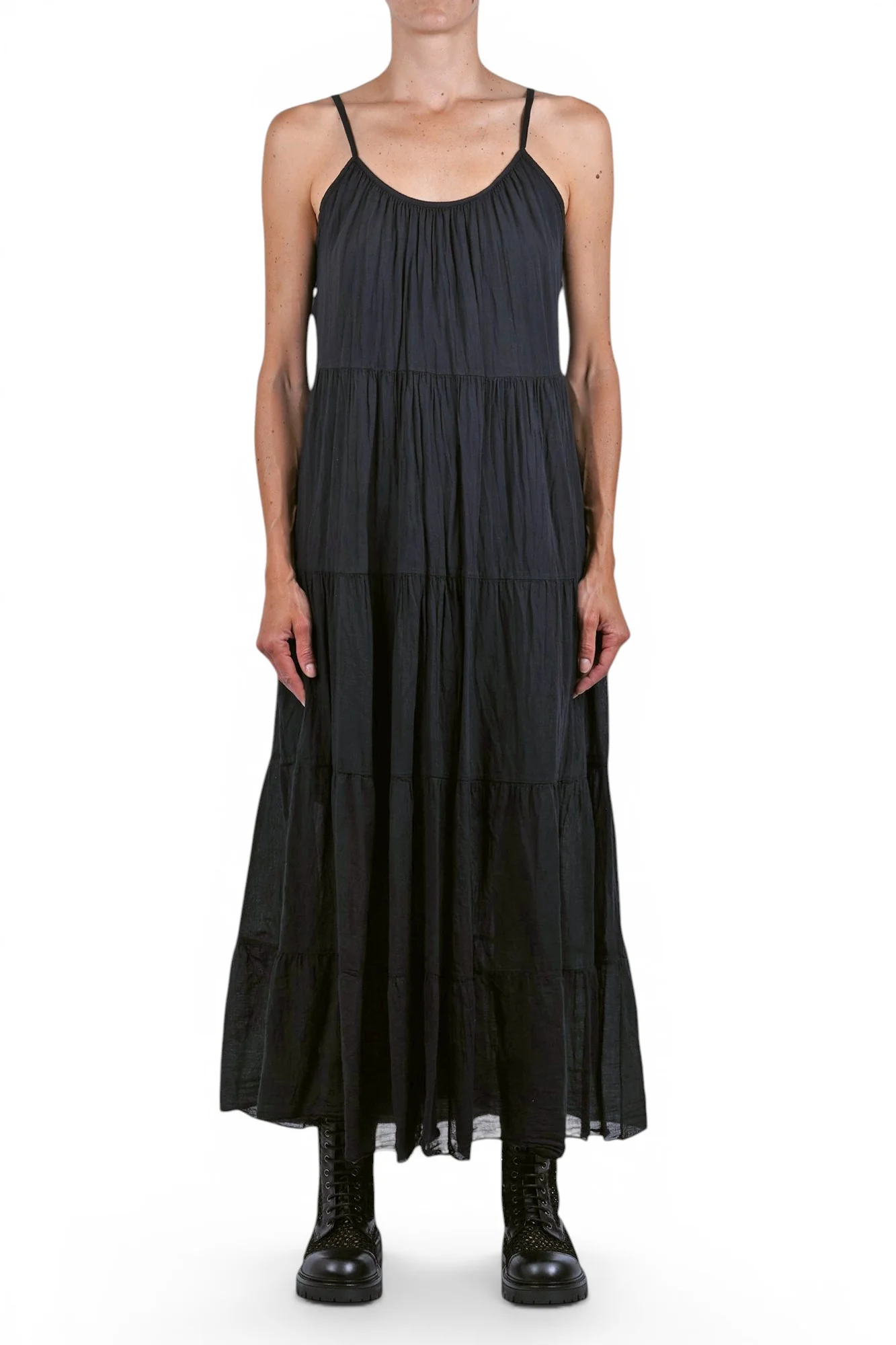 La Femme Blanche - Abito - 471710 - Nero - Image 3