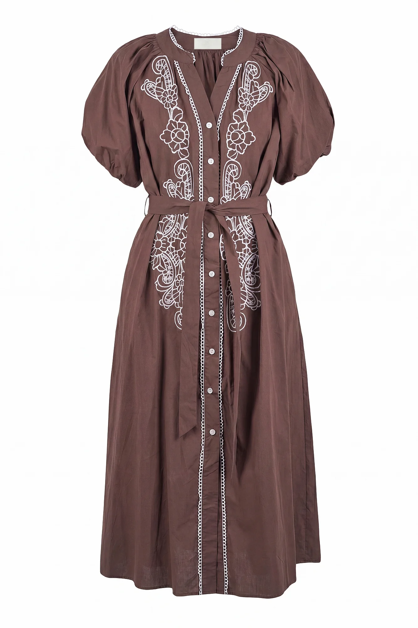 La Femme Blanche - Abito - 471717 - Moka/Bianco