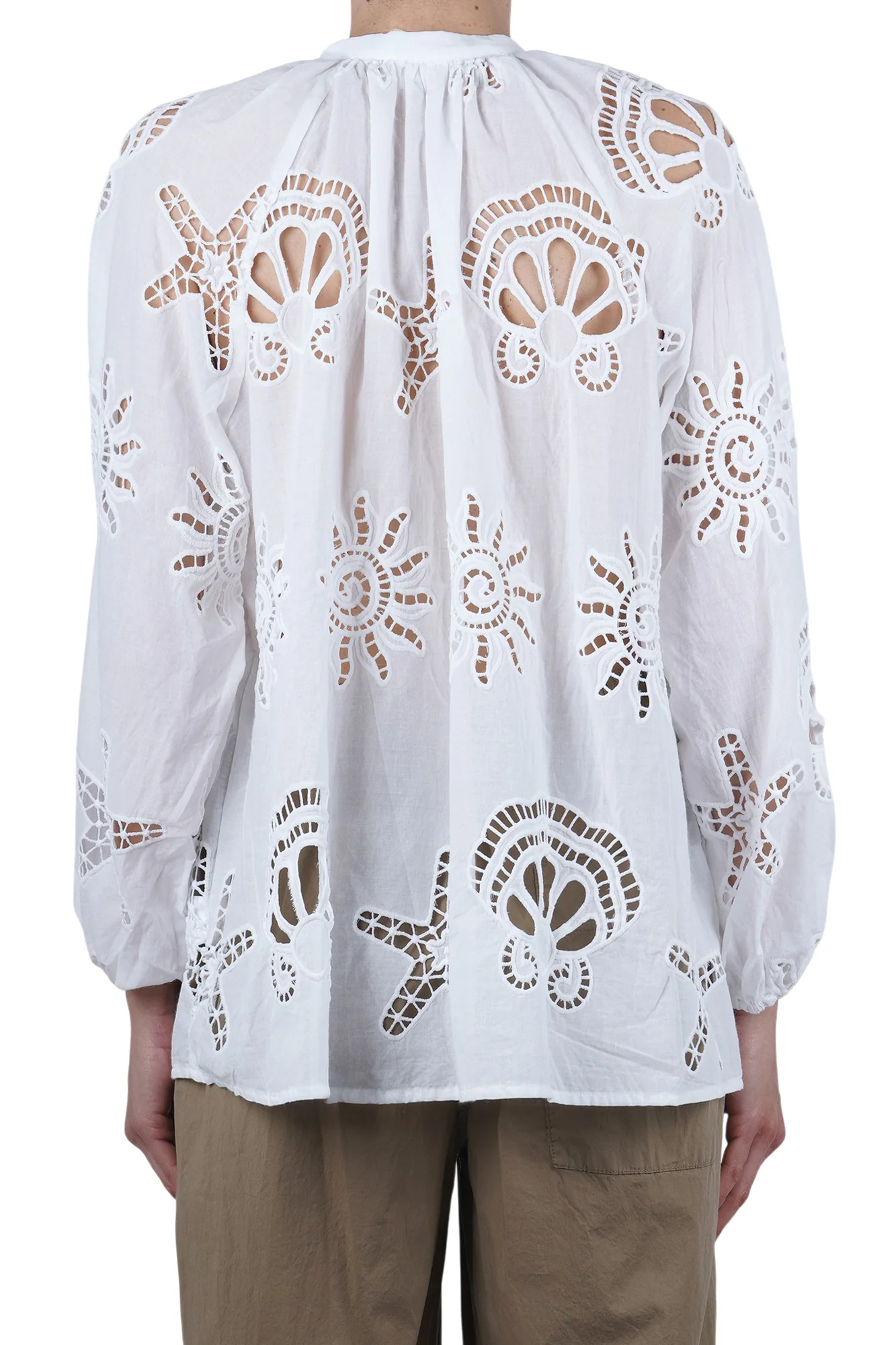 La Femme Blanche - Blusa - 471617 - Bianco - Image 5