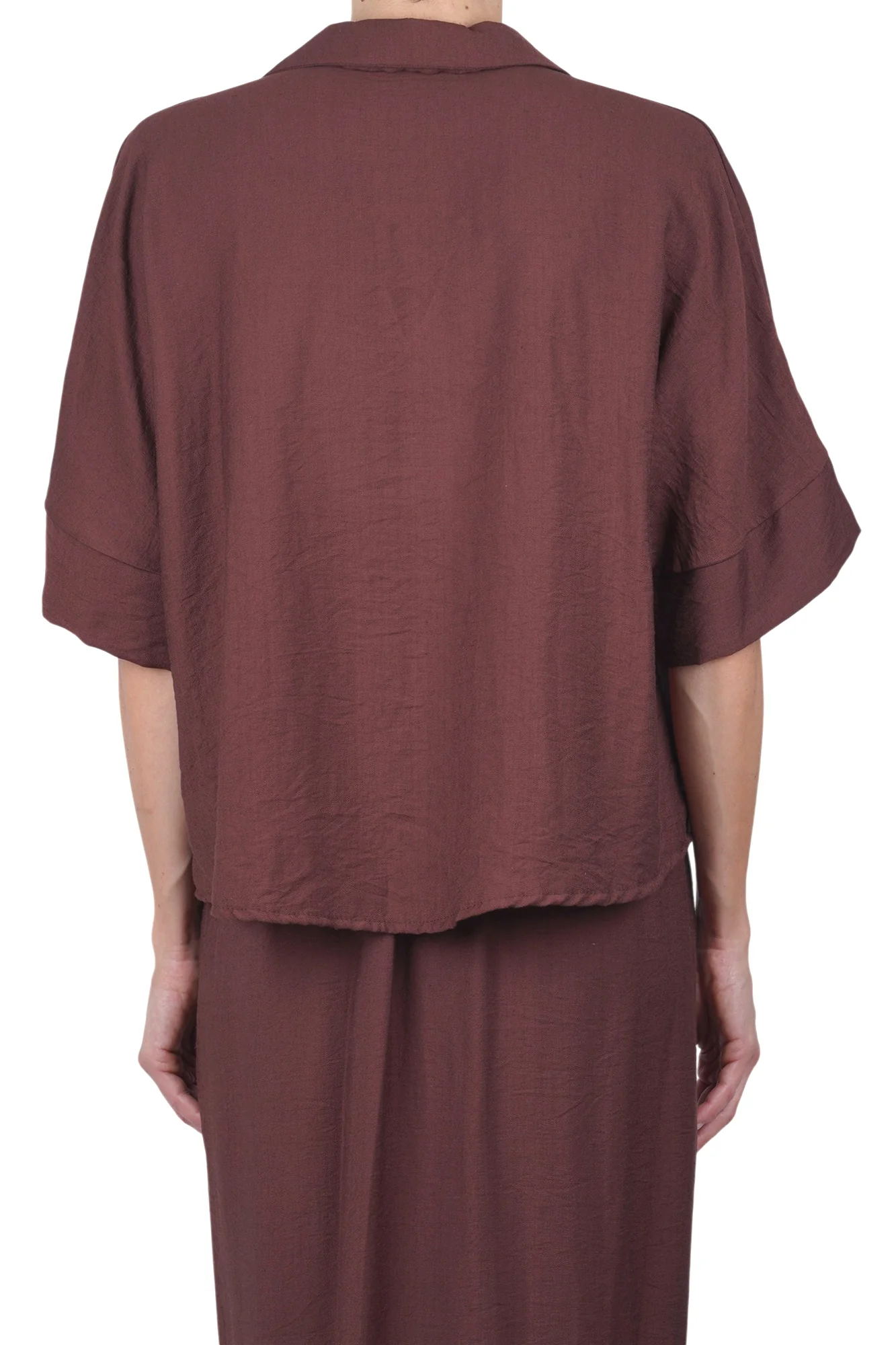 La Femme Blanche - Blusa - 471674 - Tabacco - Image 5