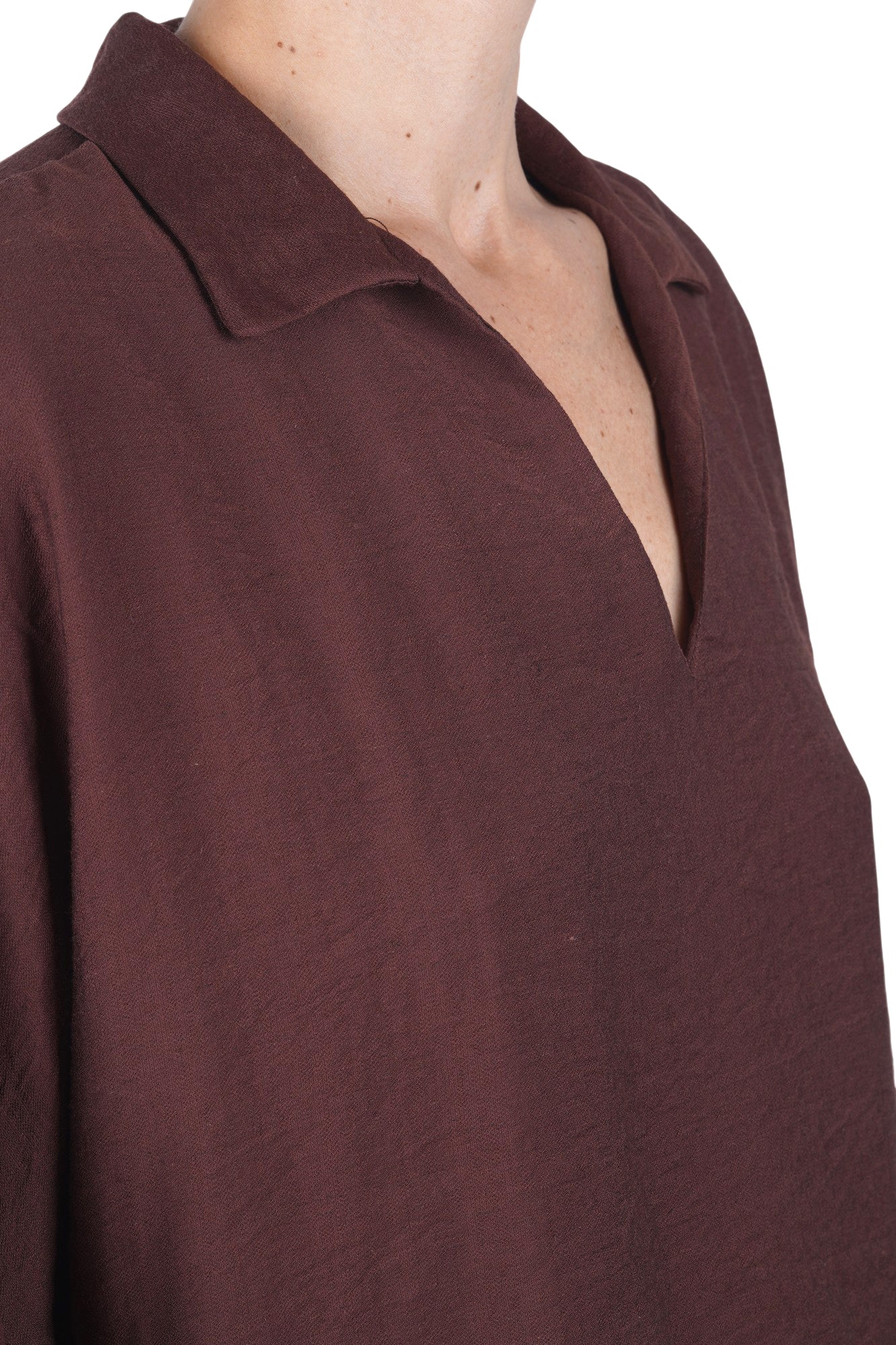 La Femme Blanche - Blusa - 471674 - Tabacco - Image 6