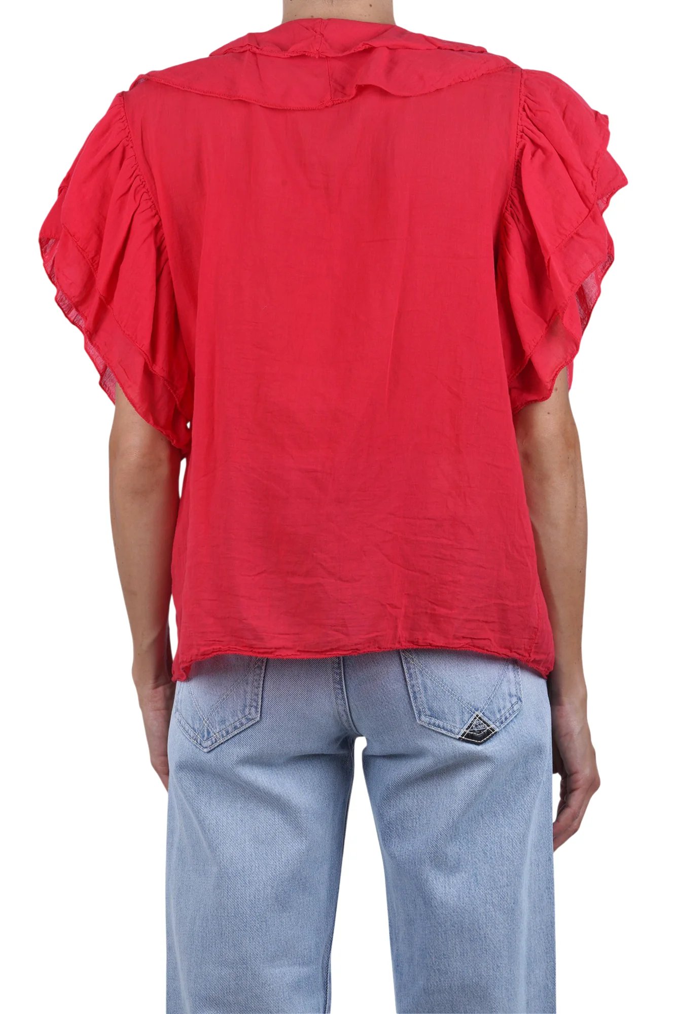 La Femme Blanche - Blusa - 471704 - Rosso - Image 4