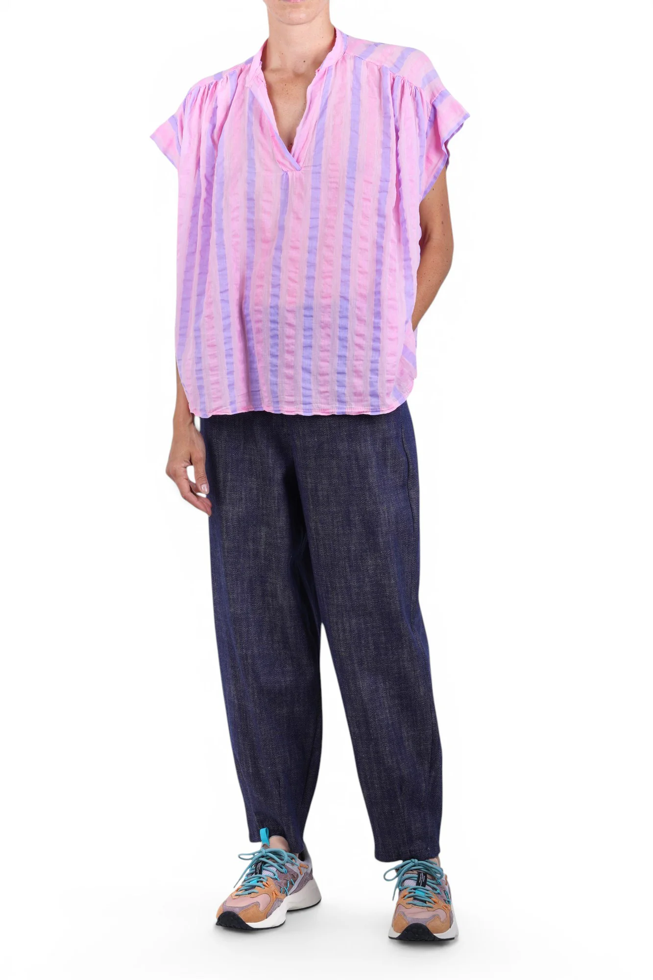 La Femme Blanche - Blusa - 471749 - Rosa/Viola - Image 2