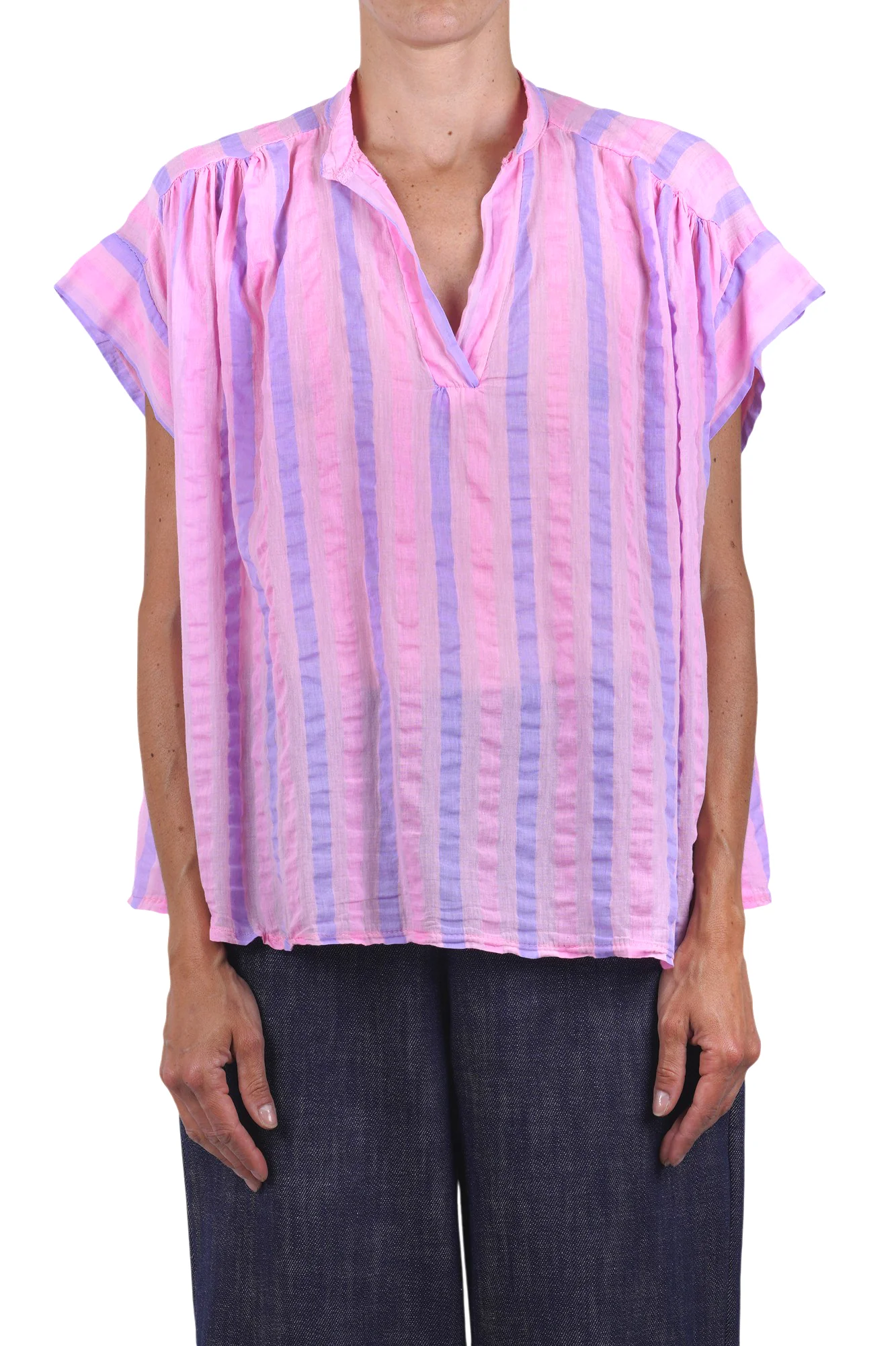 La Femme Blanche - Blusa - 471749 - Rosa/Viola - Image 3