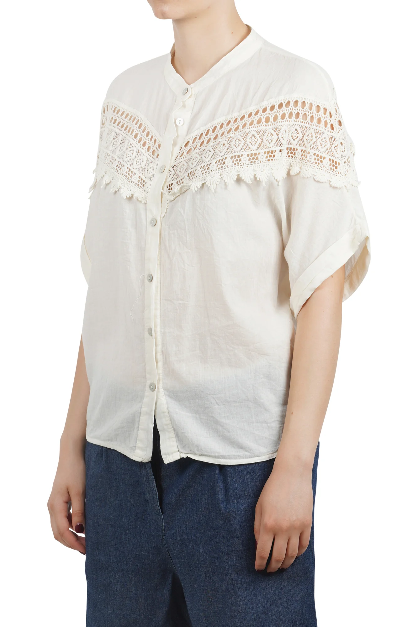 La Femme Blanche - Camicia - 451850 - Burro - Image 4