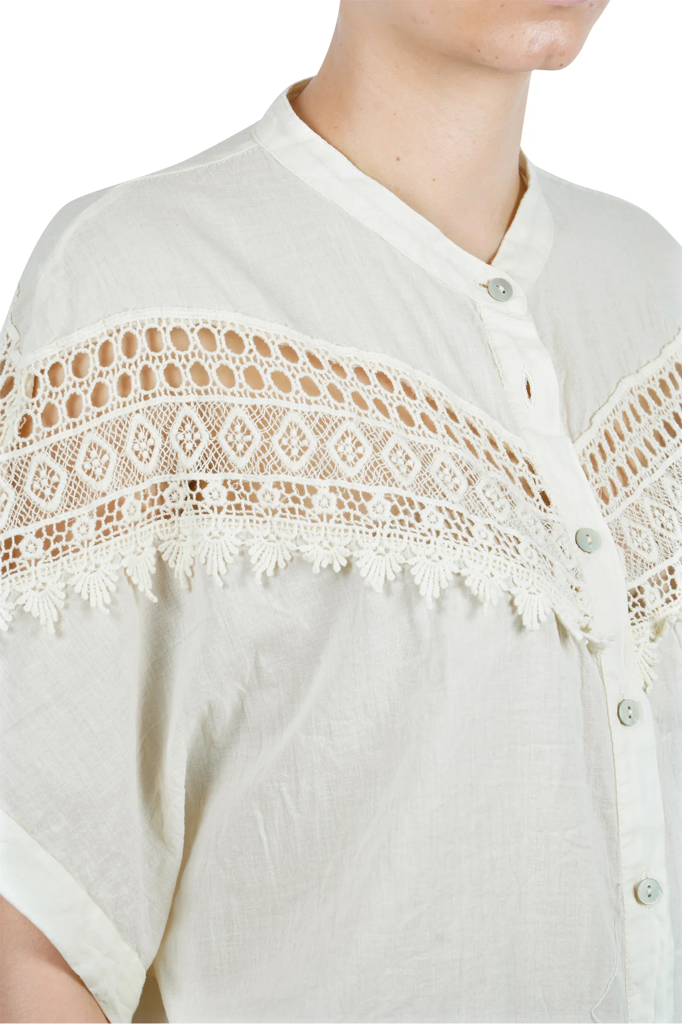 La Femme Blanche - Camicia - 451850 - Burro - Image 6
