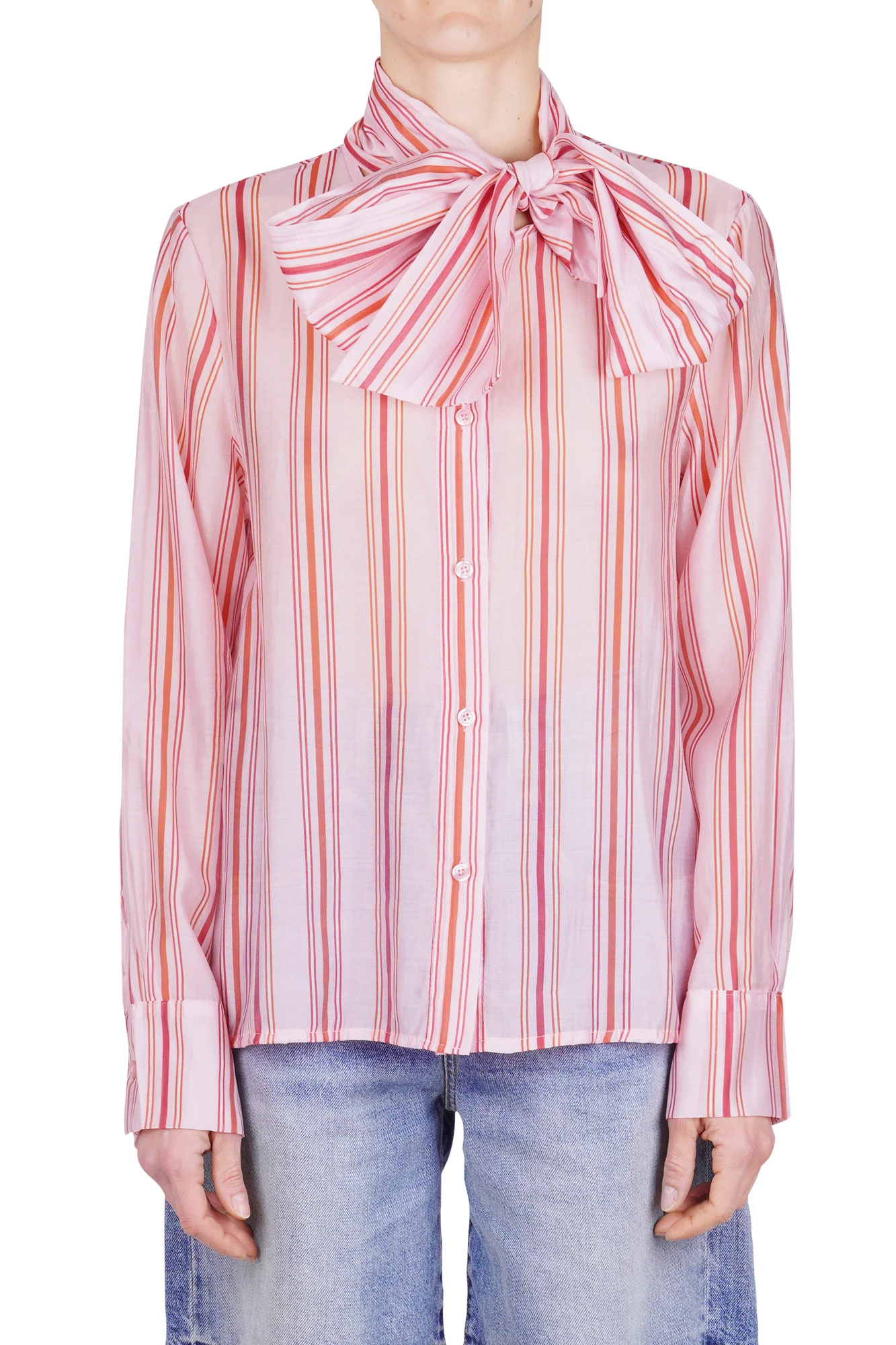 La Femme Blanche - Camicia - 471205 - Fantasia Rosa - Image 3