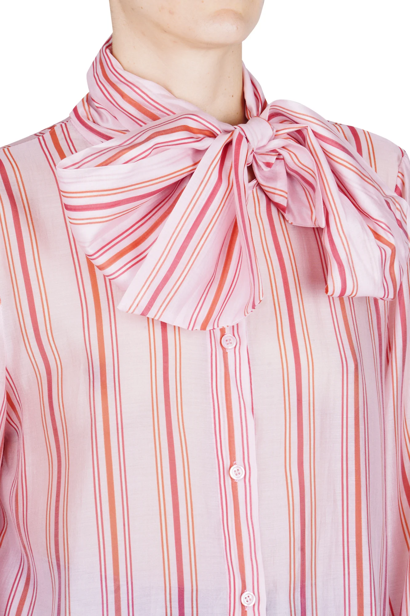 La Femme Blanche - Camicia - 471205 - Fantasia Rosa - Image 6