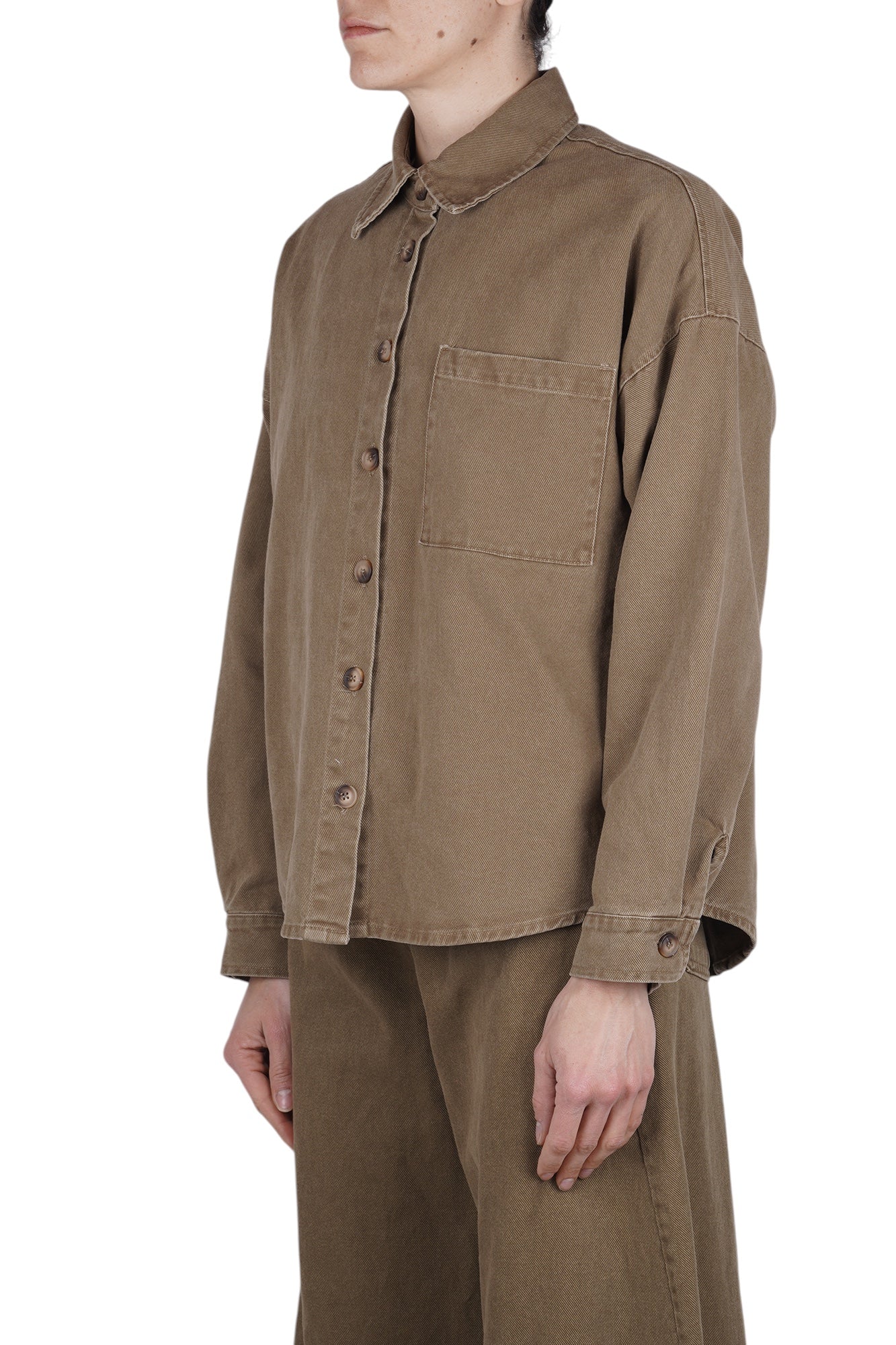 La Femme Blanche - Camicia - 471219 - Marrone - Image 4