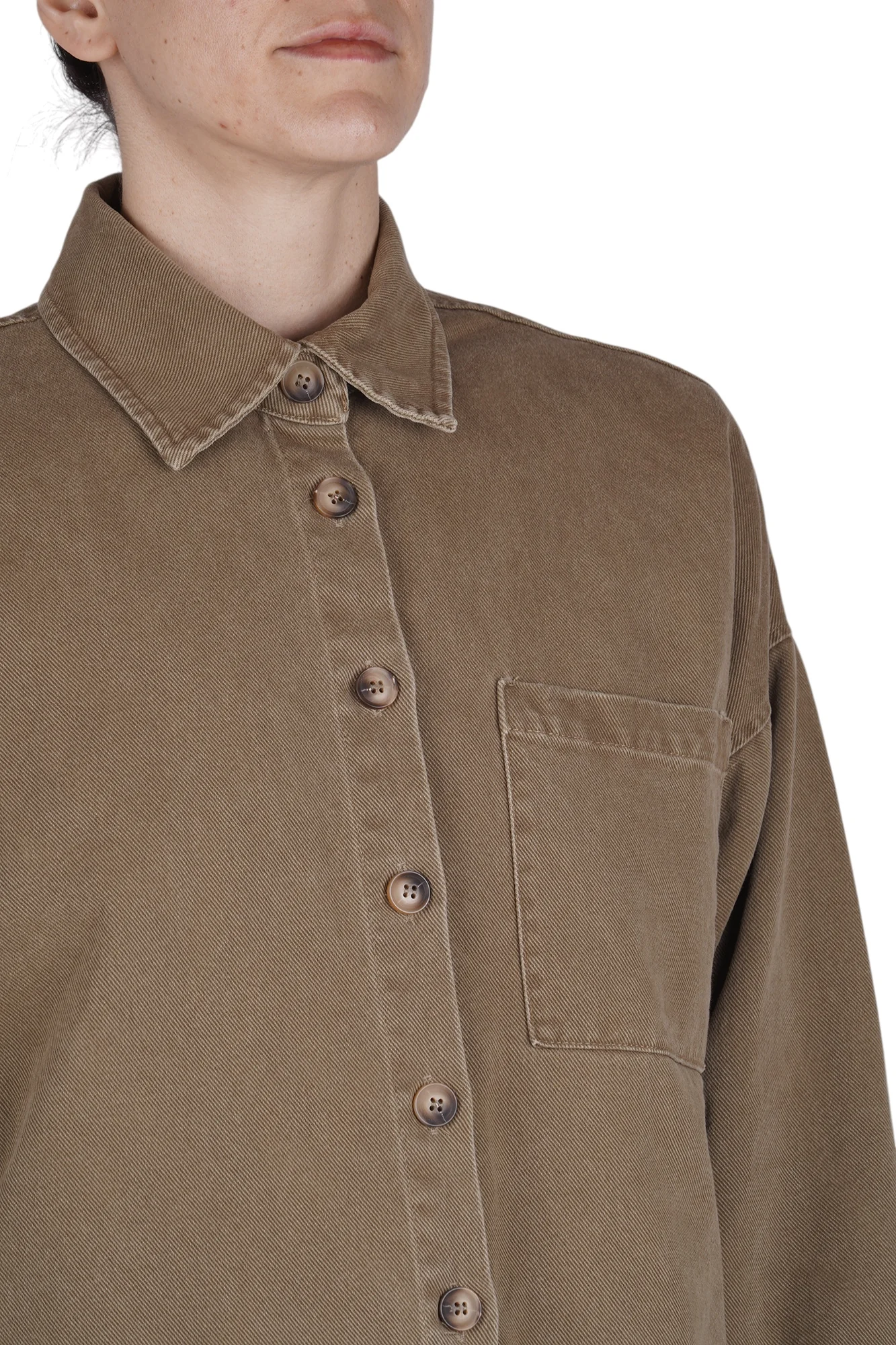 La Femme Blanche - Camicia - 471219 - Marrone - Image 6