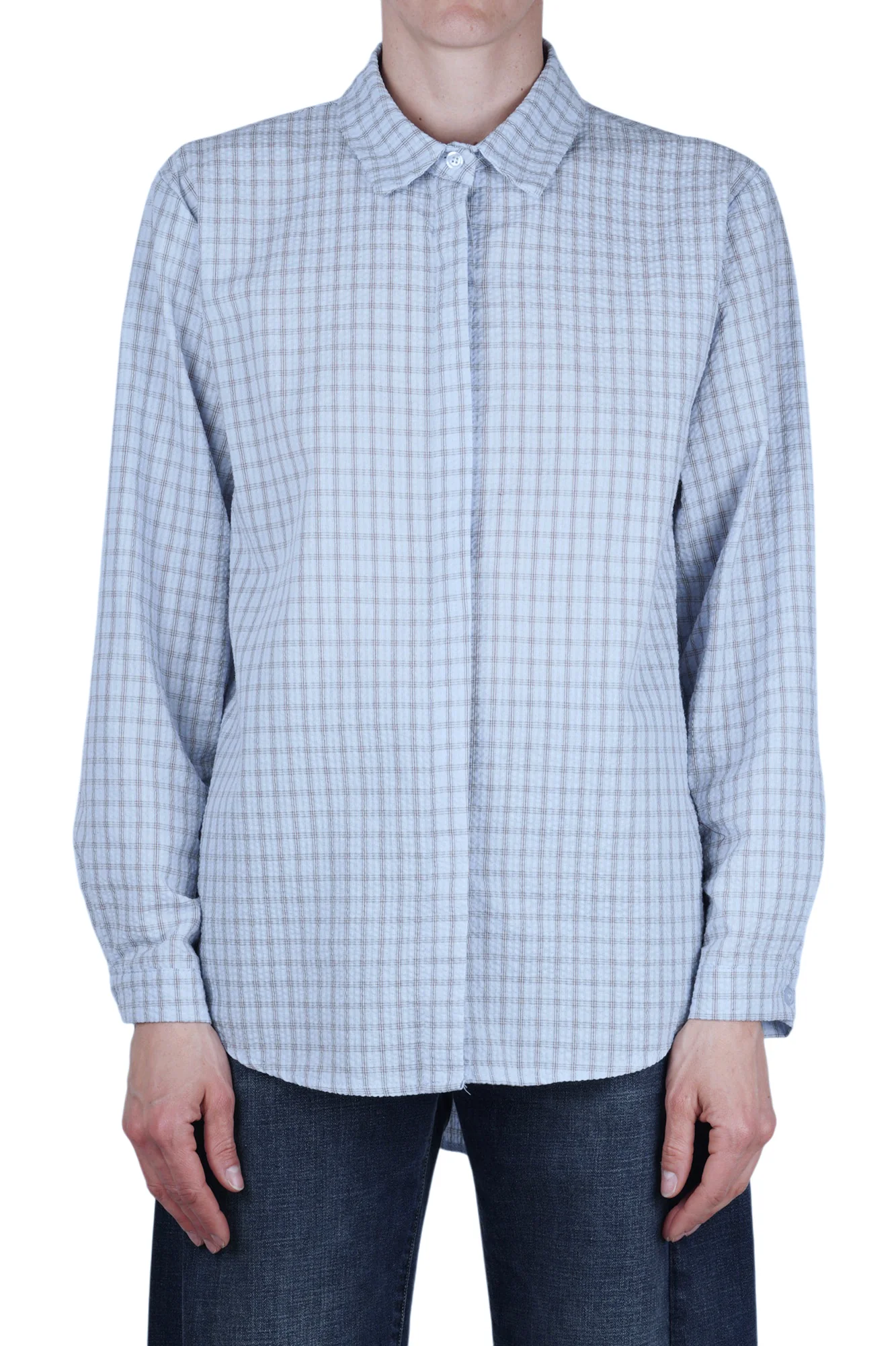 La Femme Blanche - Camicia - 471466 - Fantasia Celeste - Image 3