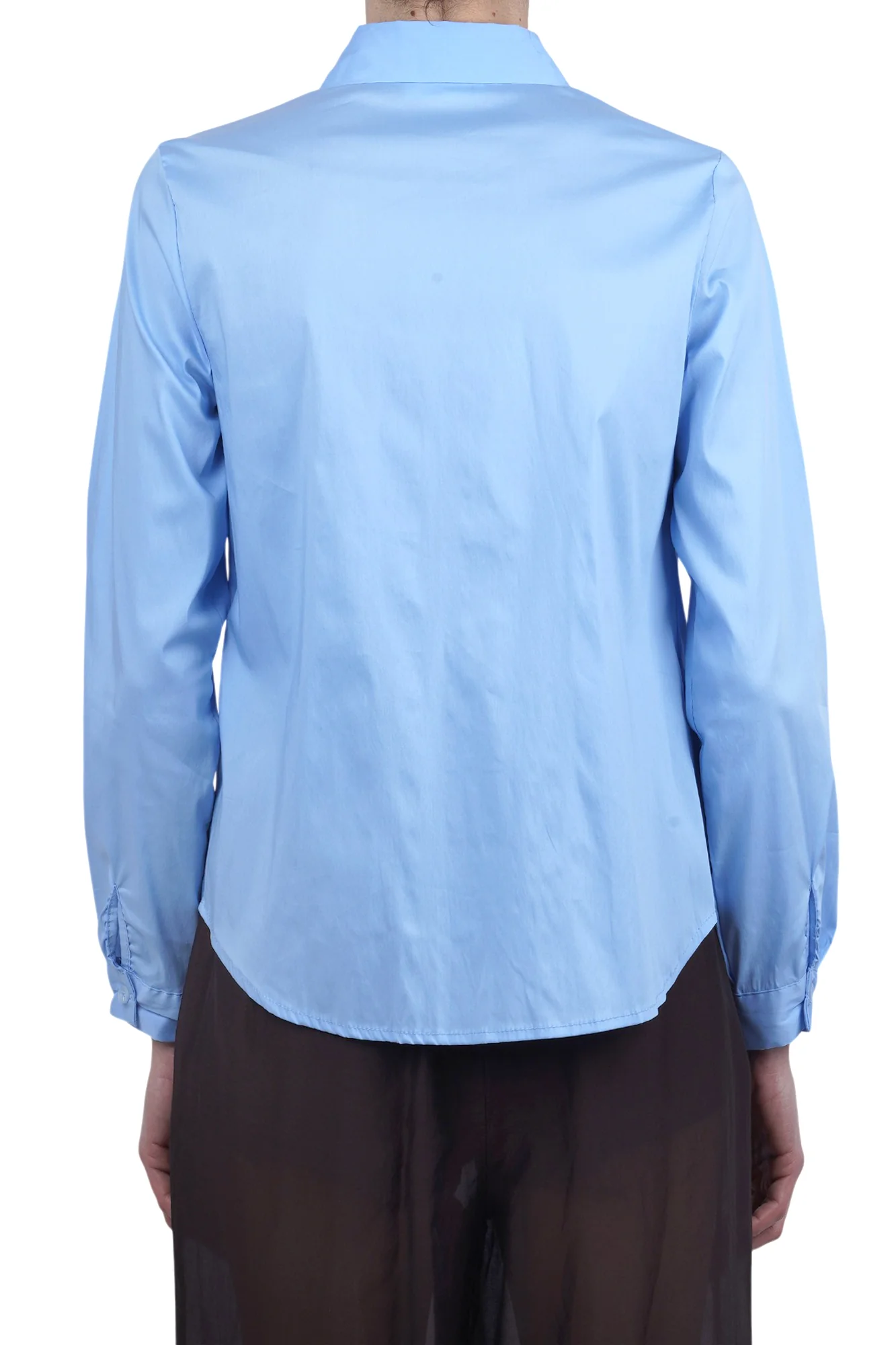 La Femme Blanche - Camicia - 471515 - Azzurro - Image 5