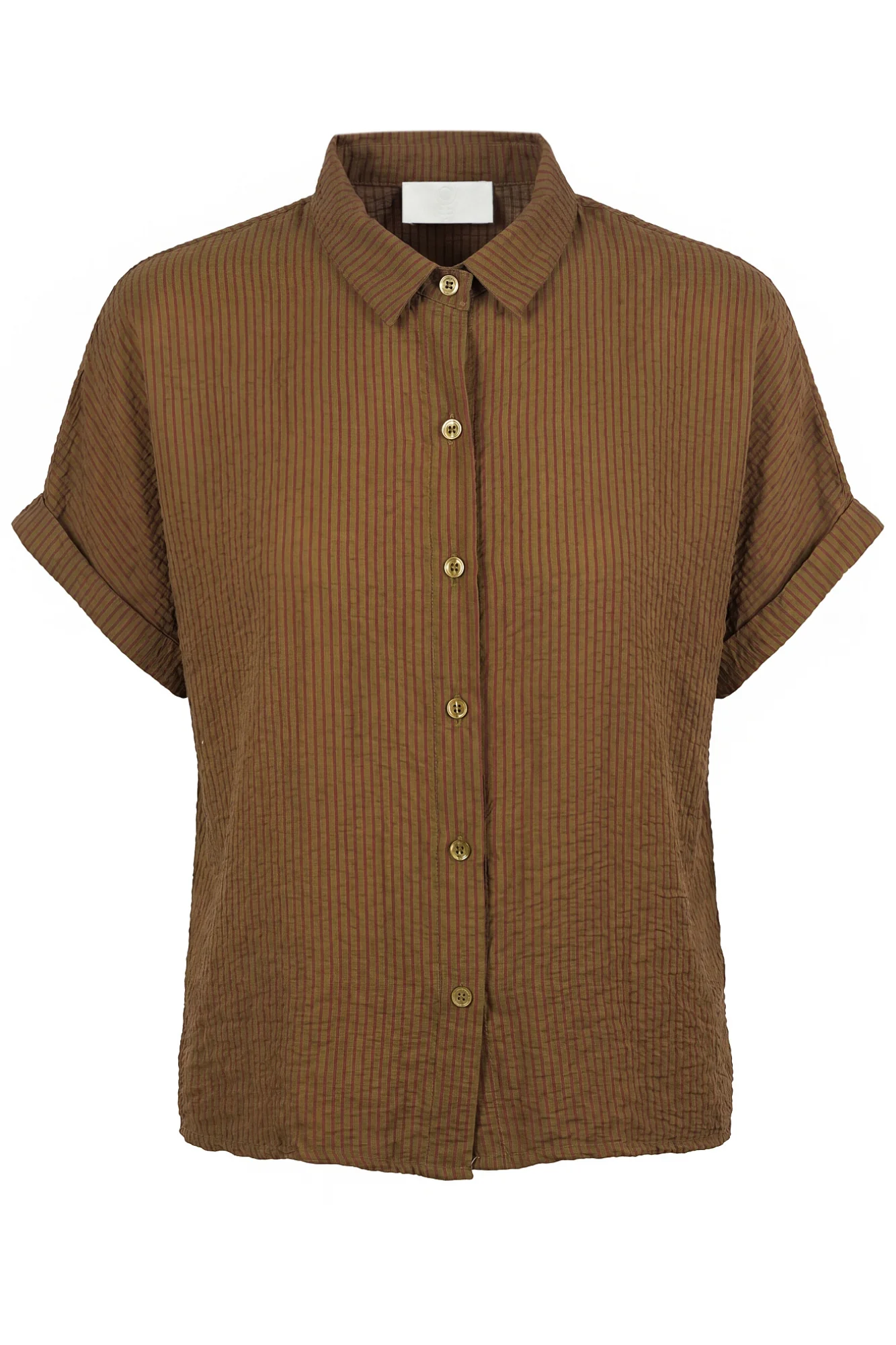 La Femme Blanche - Camicia - 471602 - Verde/Rosso