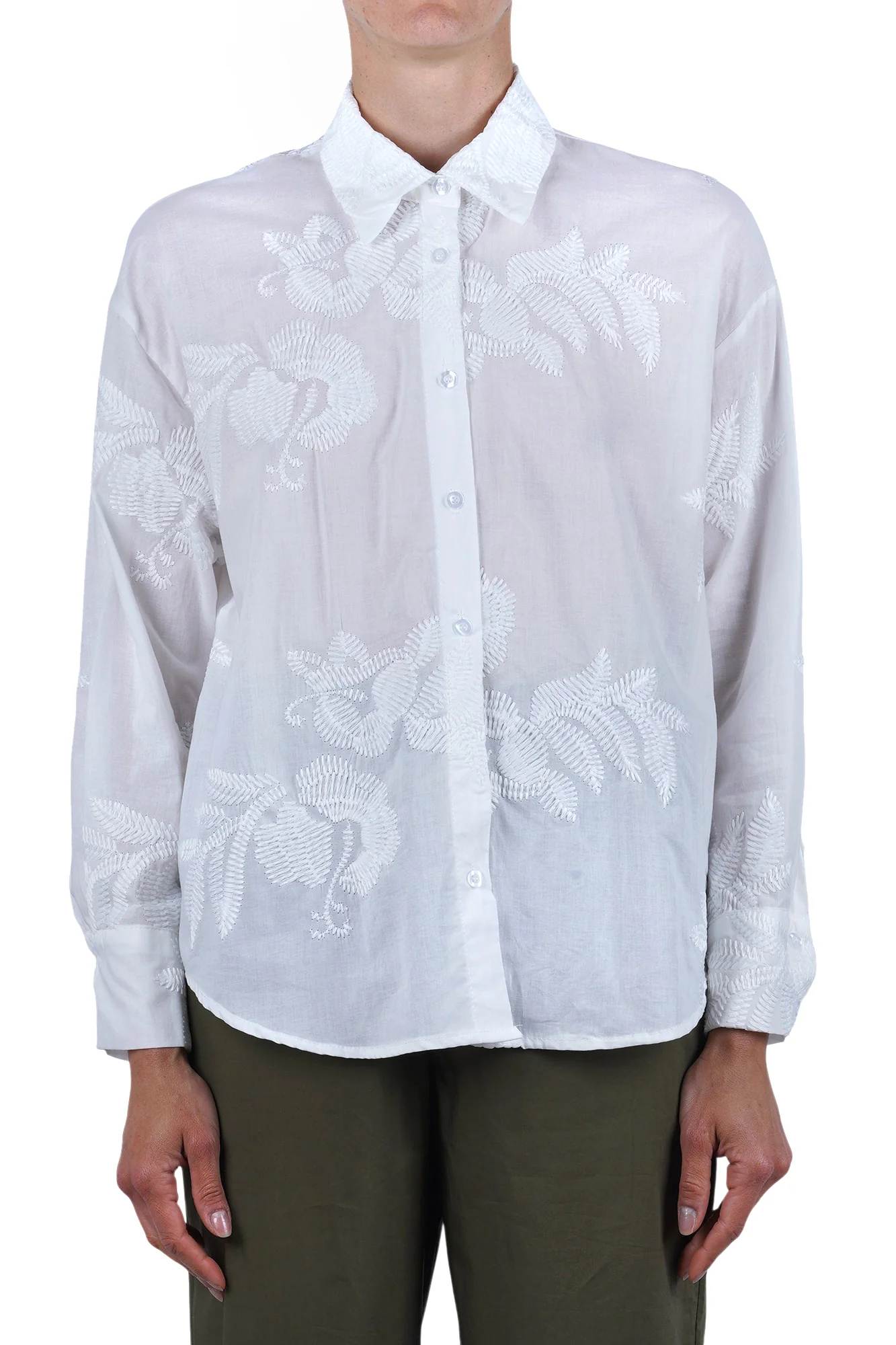 La Femme Blanche - Camicia - 471609 - Bianco - Image 3