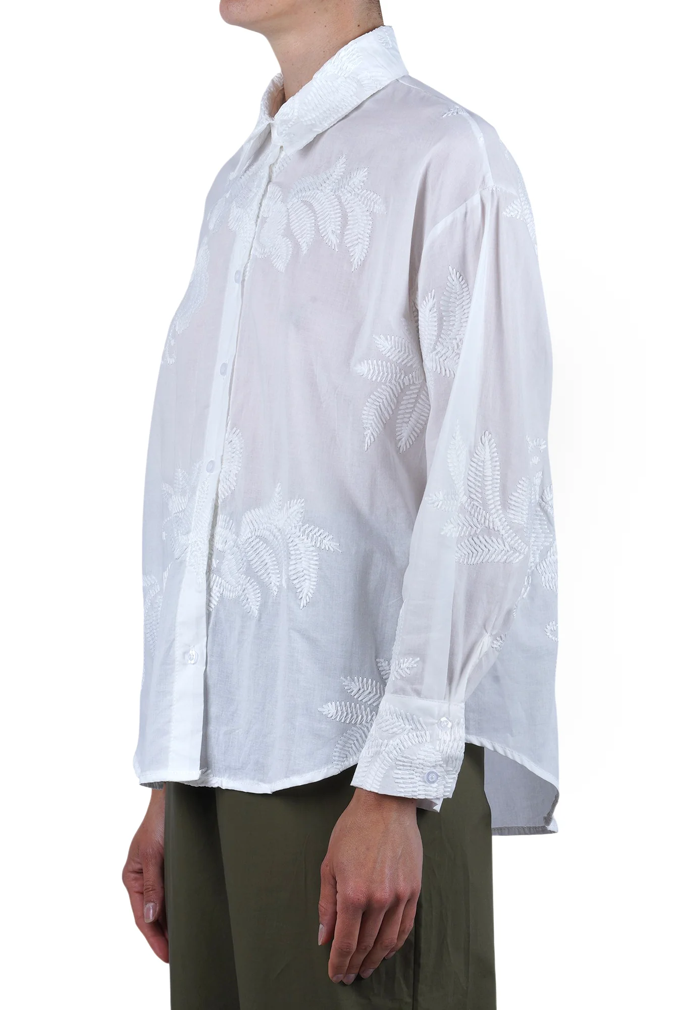 La Femme Blanche - Camicia - 471609 - Bianco - Image 4