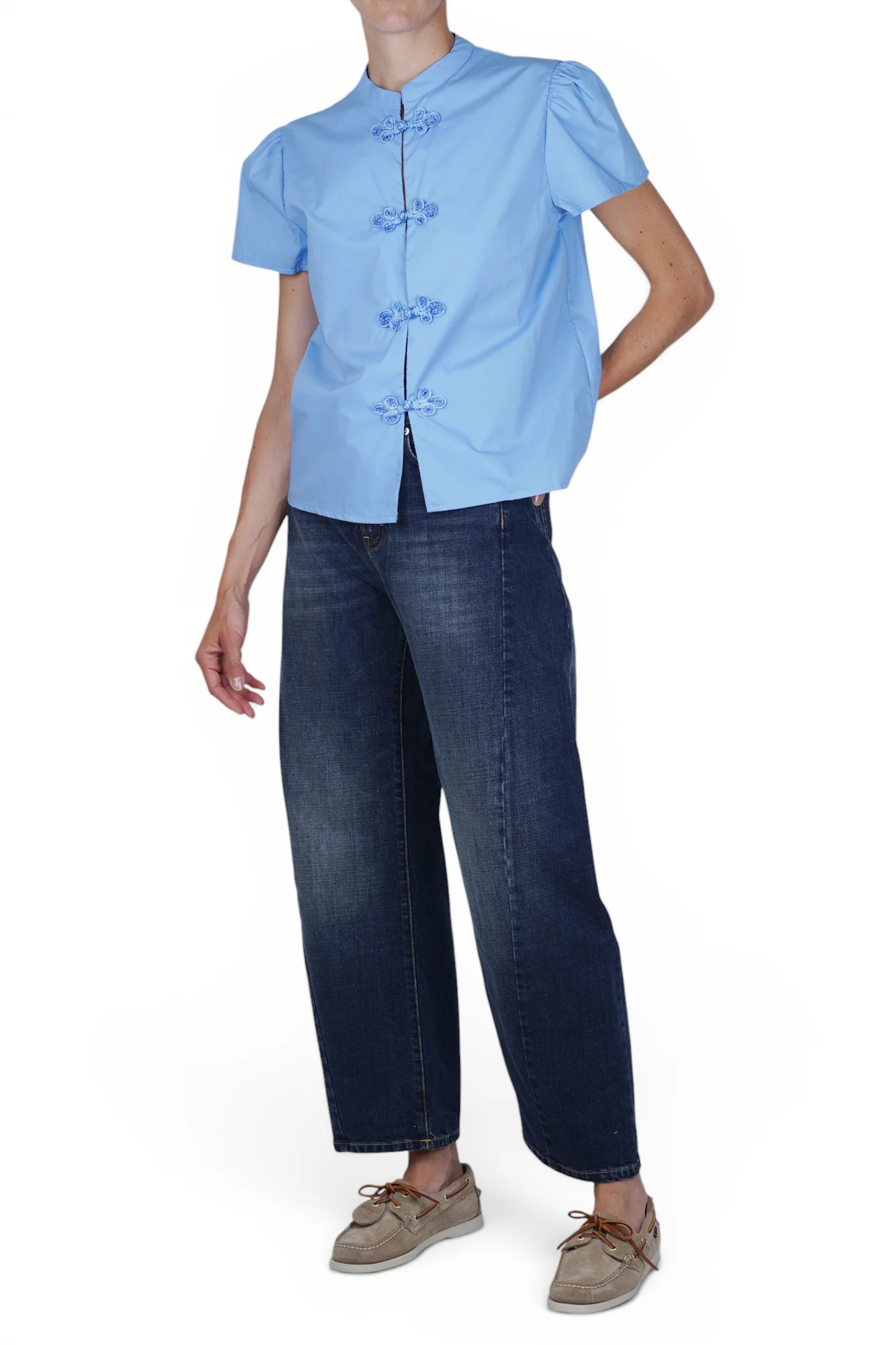 La Femme Blanche - Camicia - 471629 - Azzurro - Image 2