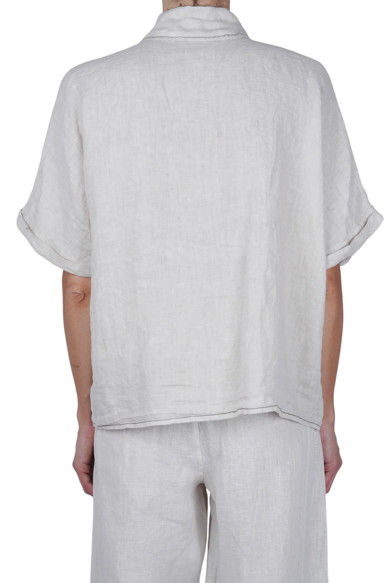 La Femme Blanche - Camicia - 471652 - Sabbia - Image 5