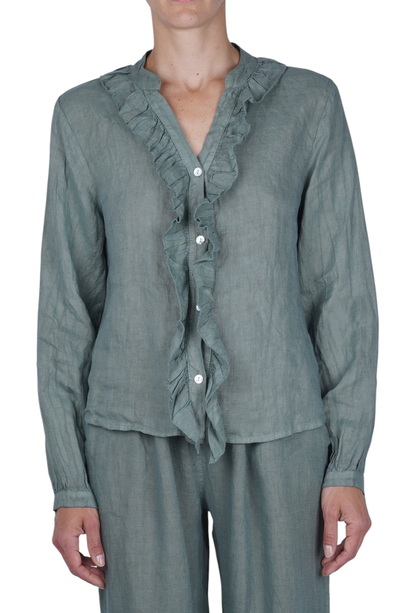 La Femme Blanche - Camicia - 471653 - Antracite - Image 3