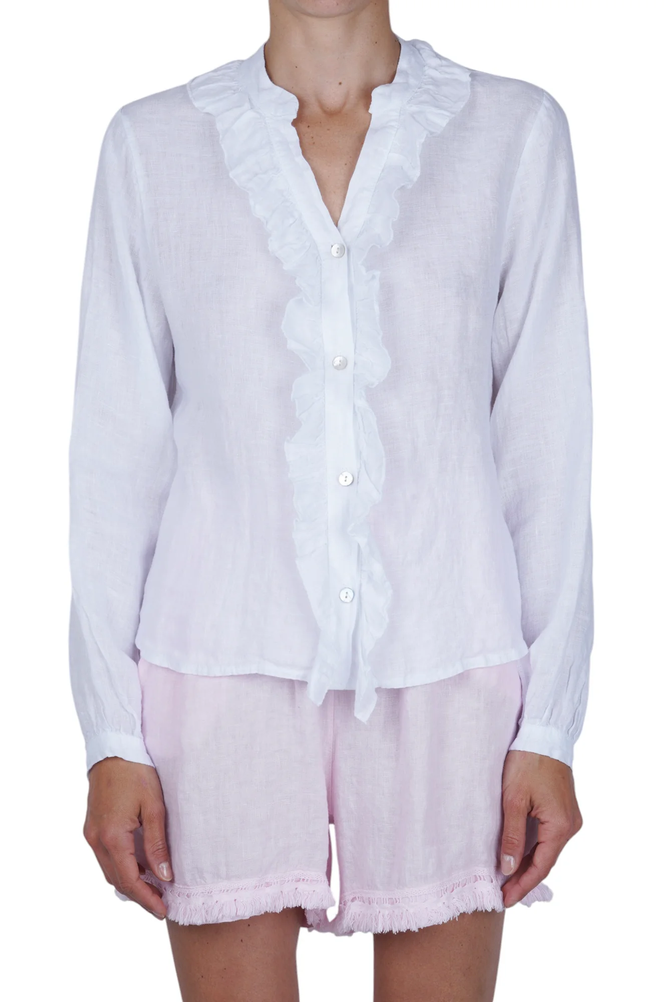 La Femme Blanche - Camicia - 471653 - Bianco - Image 3