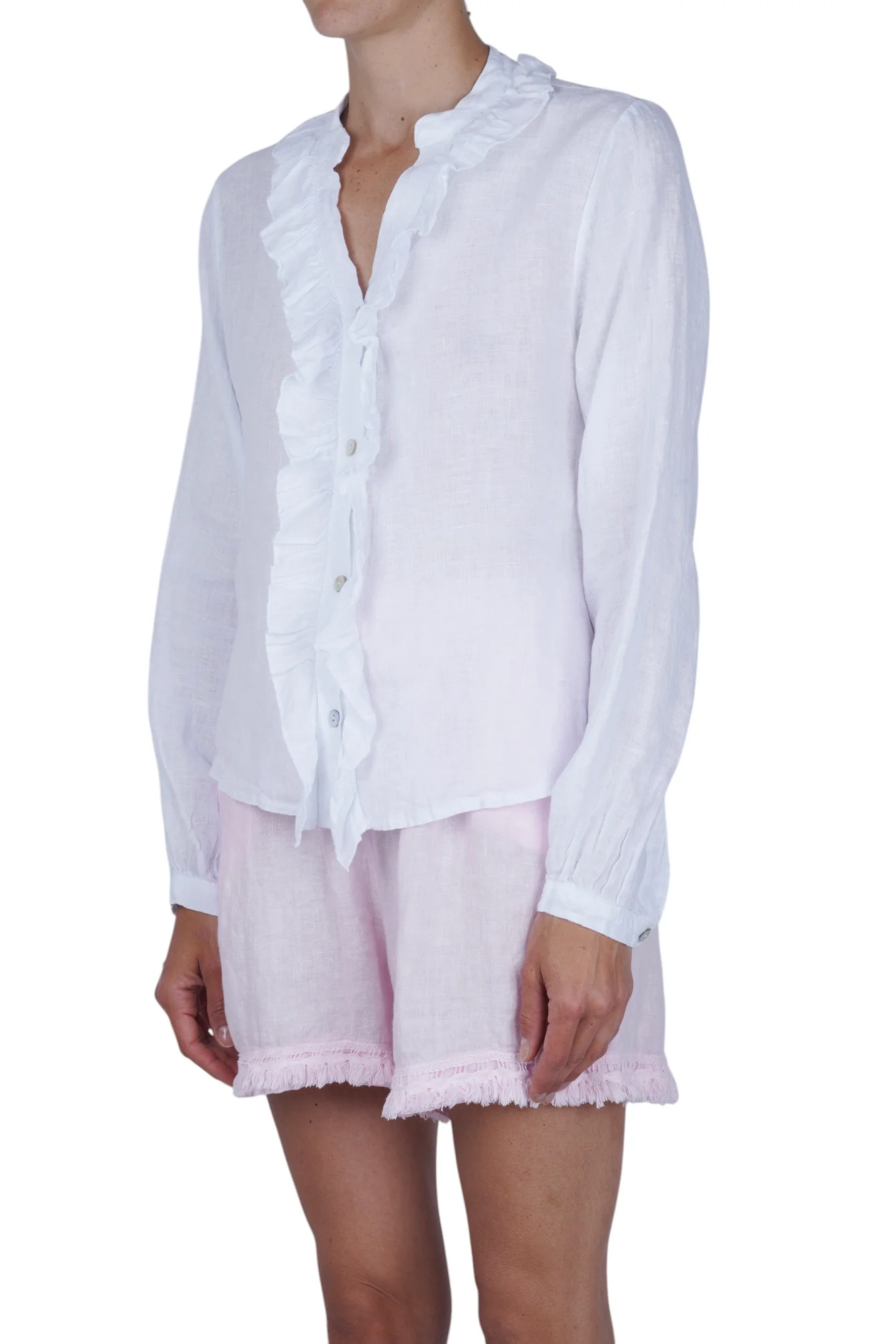 La Femme Blanche - Camicia - 471653 - Bianco - Image 4