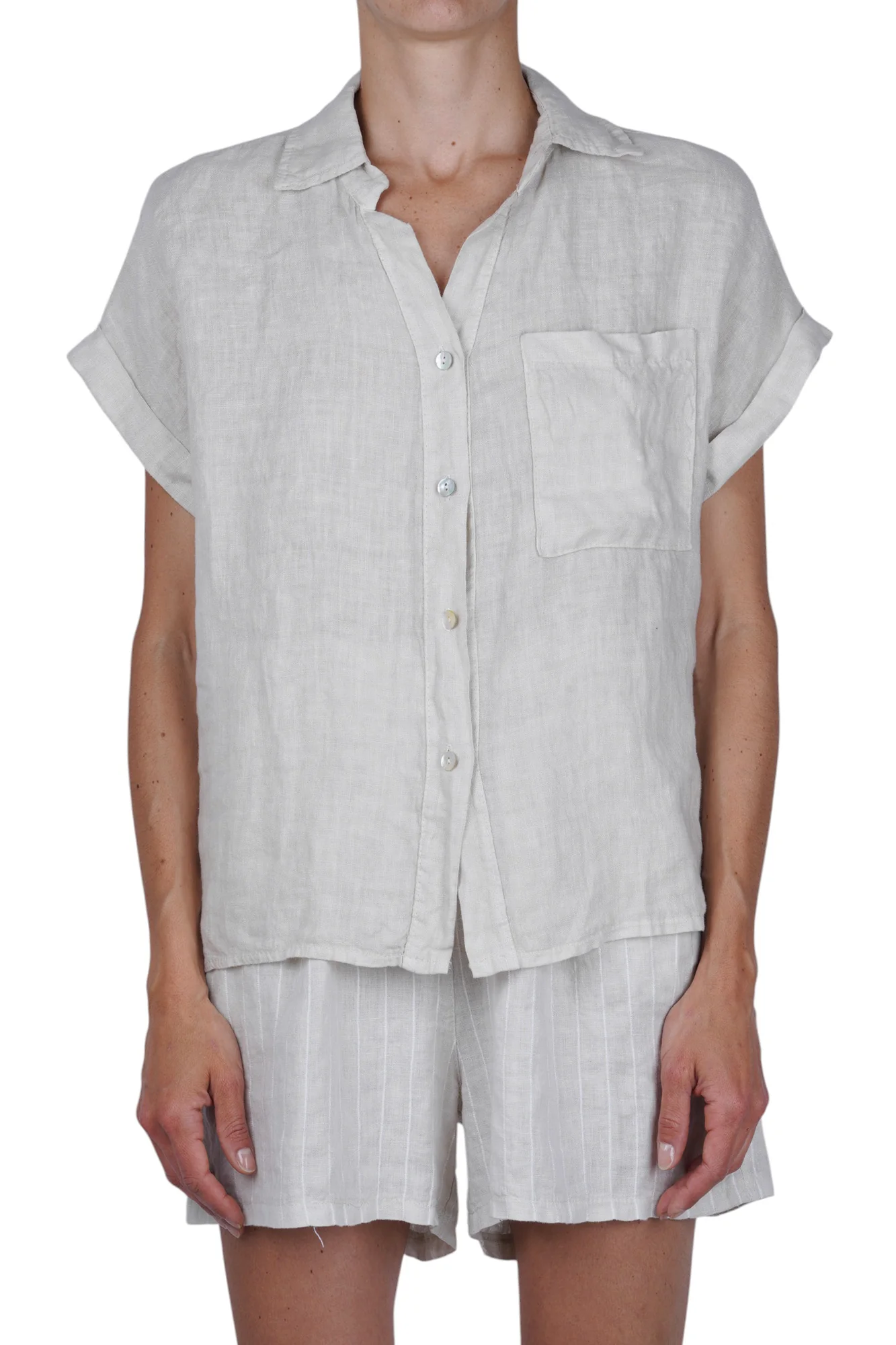 La Femme Blanche - Camicia - 471654 - Sabbia - Image 3