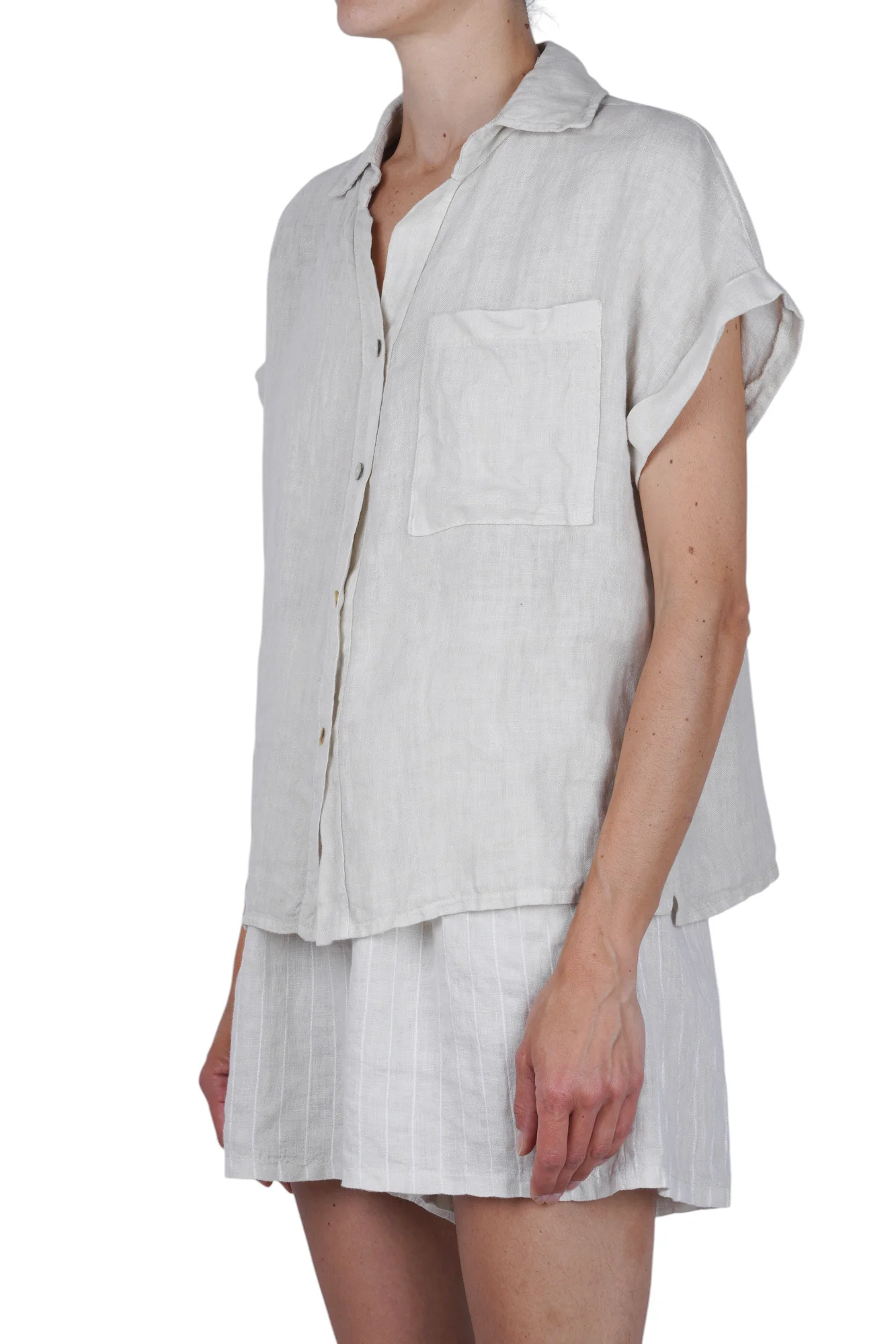 La Femme Blanche - Camicia - 471654 - Sabbia - Image 4