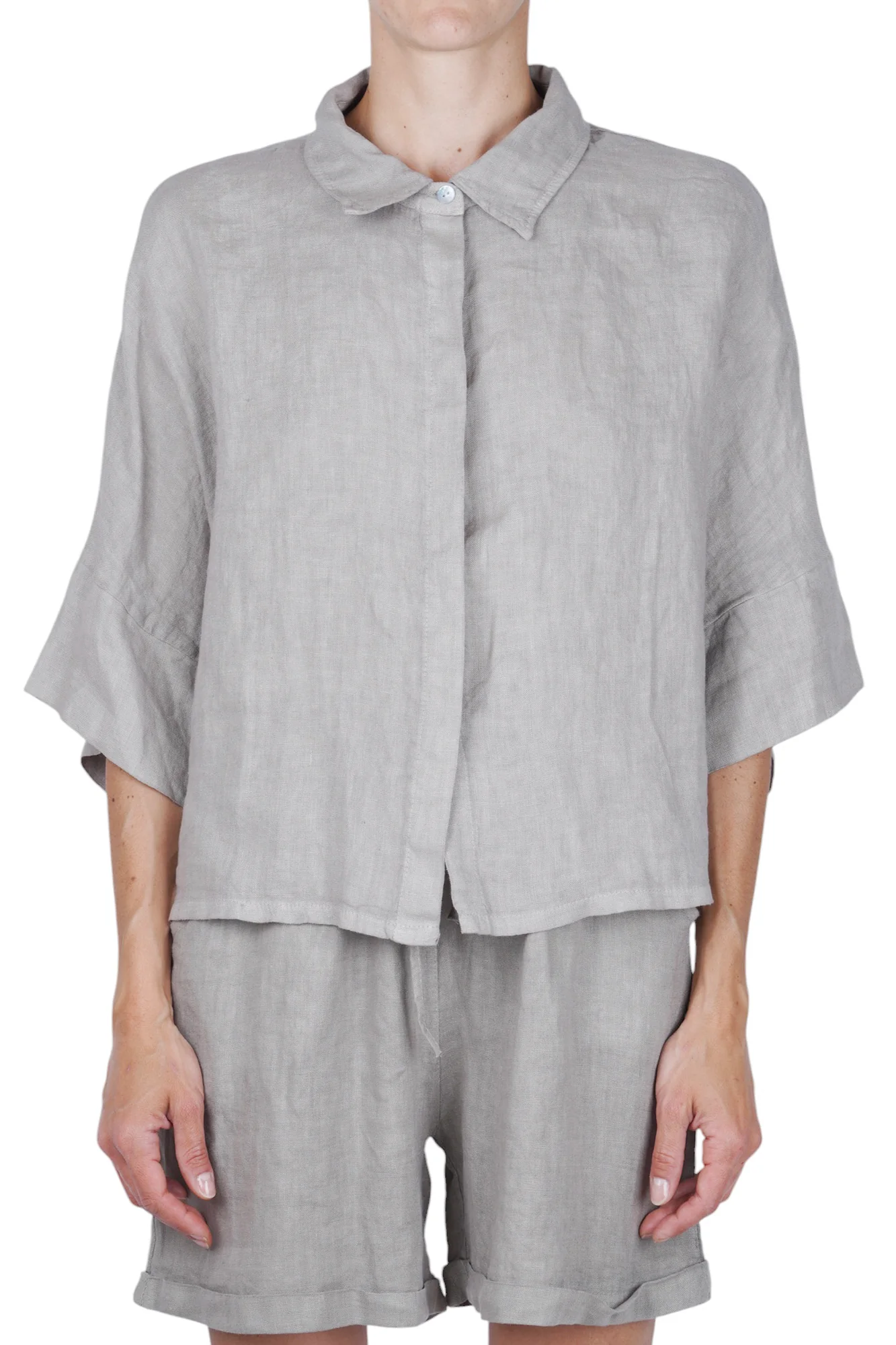 La Femme Blanche - Camicia - 471659 - Beige - Image 3