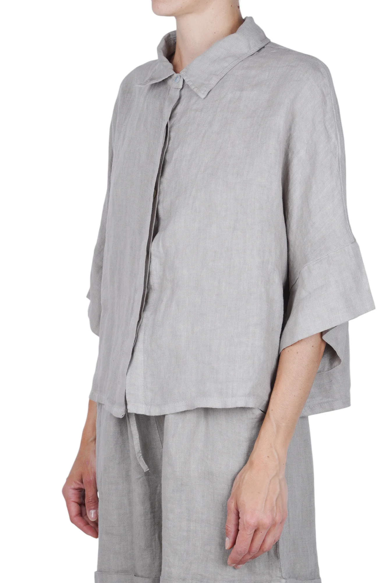 La Femme Blanche - Camicia - 471659 - Beige - Image 4