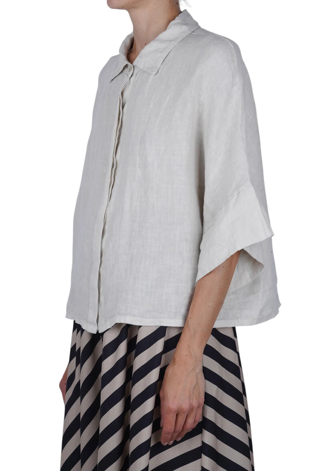 La Femme Blanche - Camicia - 471659 - Sabbia - Image 4