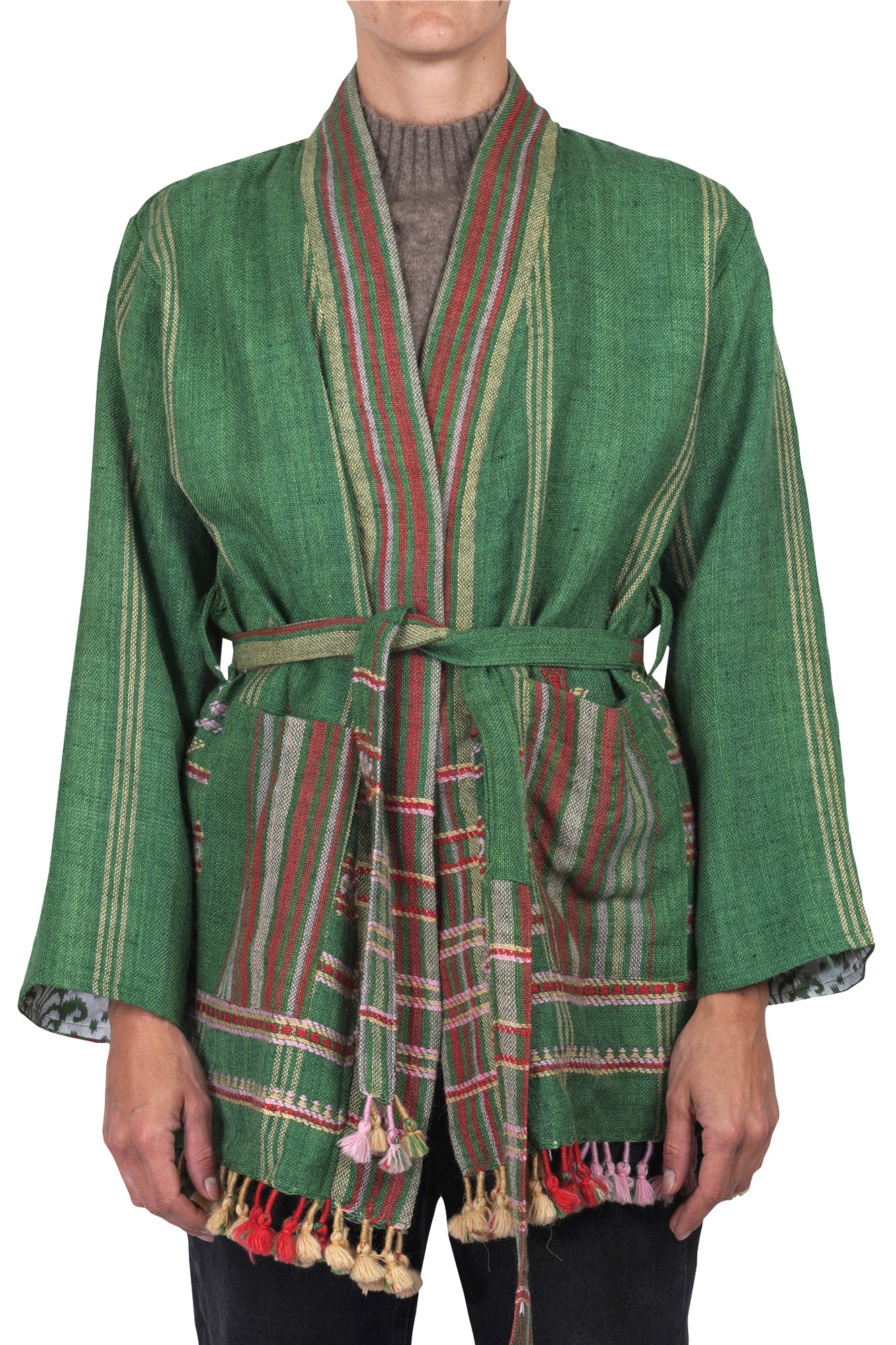 La Femme Blanche - Giacca - 461422 - Fantasia Verde - Image 3
