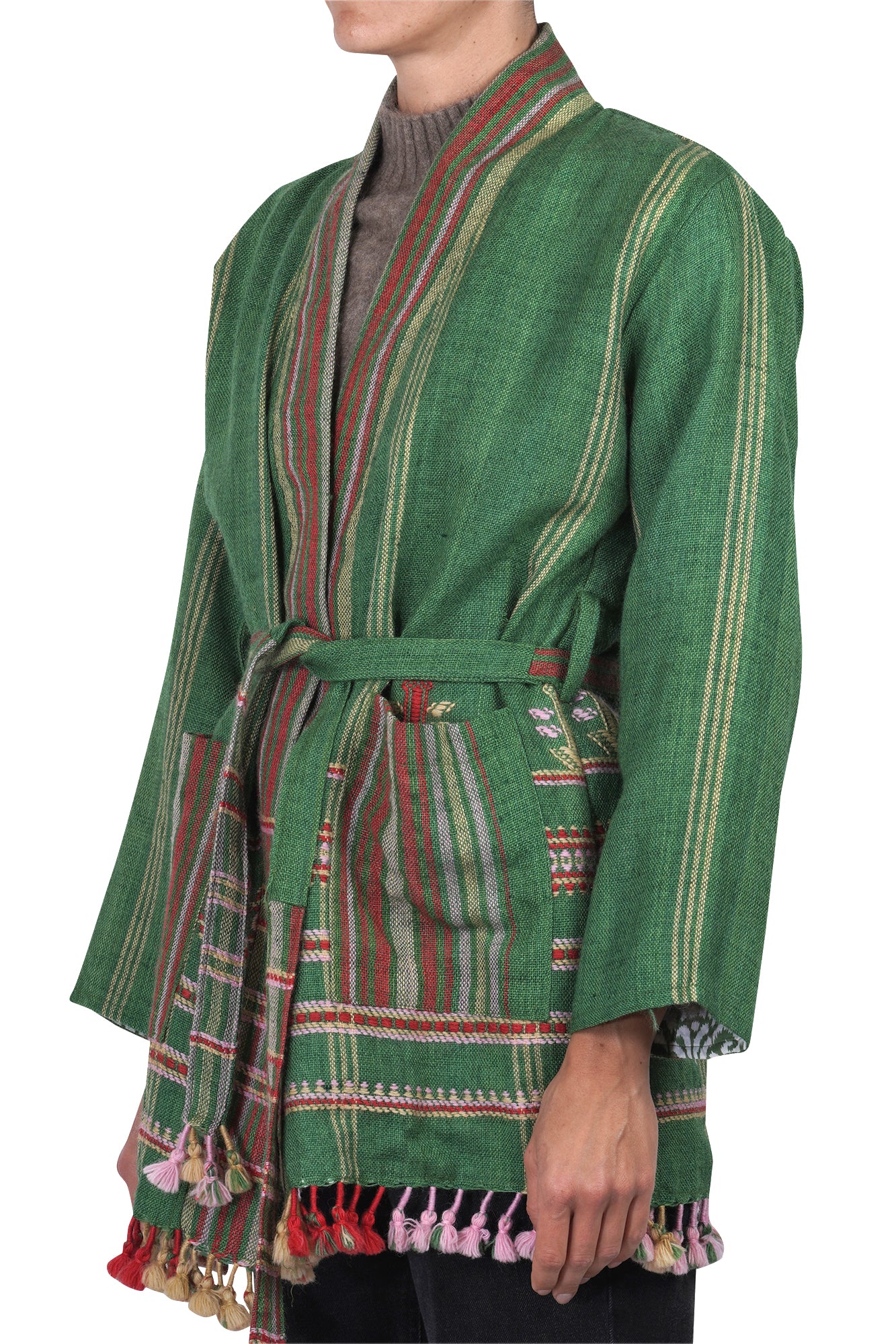 La Femme Blanche - Giacca - 461422 - Fantasia Verde - Image 4