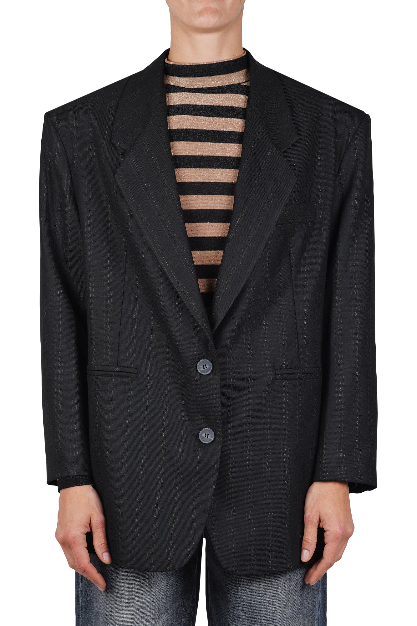 La Femme Blanche - Giacca - 461450 - Nero - Image 3