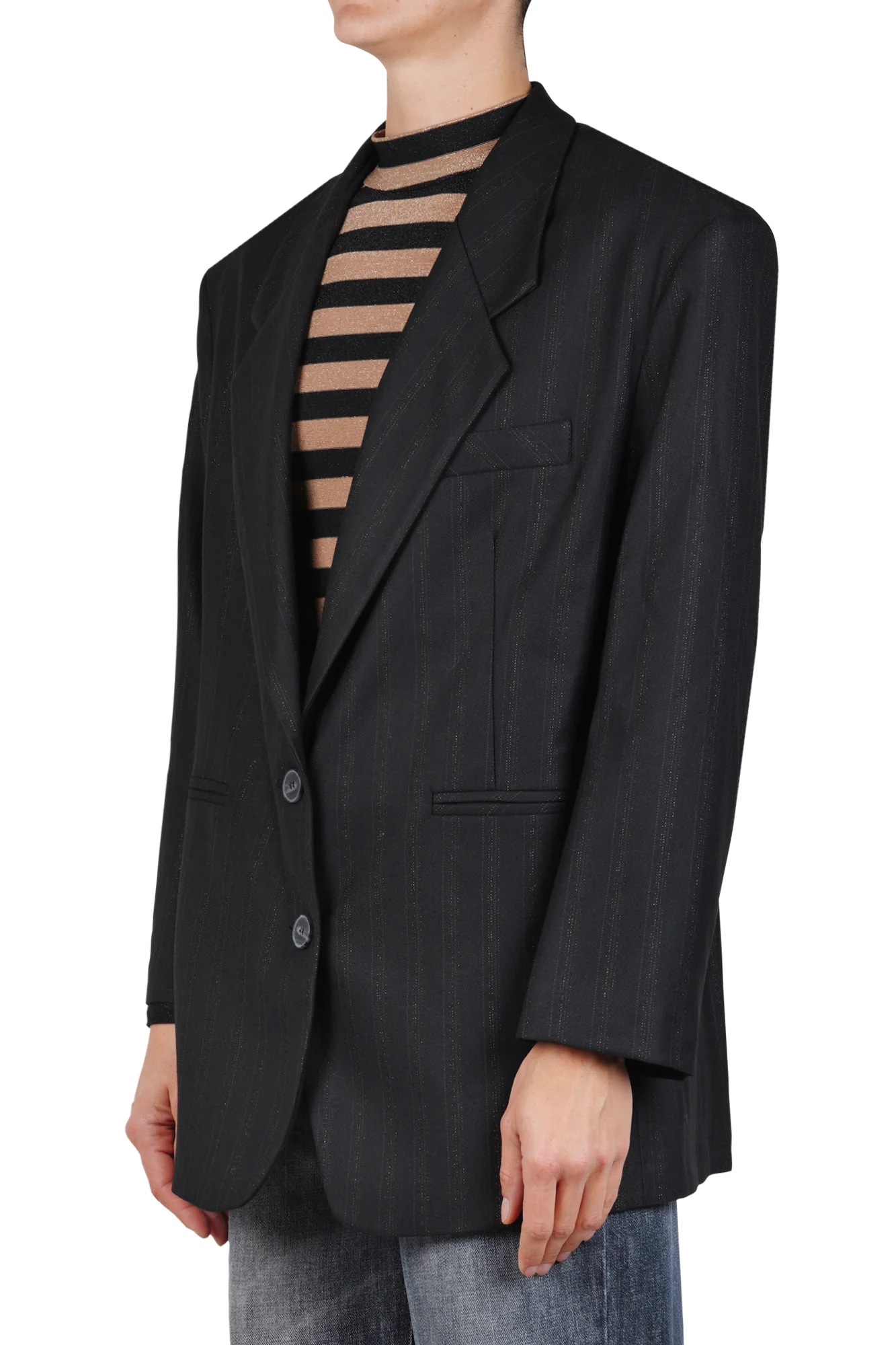 La Femme Blanche - Giacca - 461450 - Nero - Image 4