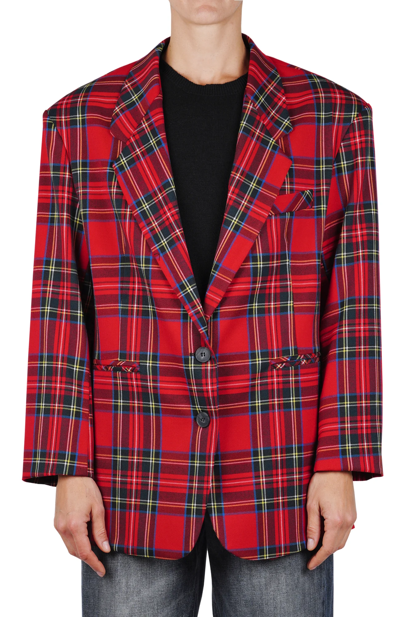 La Femme Blanche - Giacca - 461451 - Fantasia Rosso - Image 3
