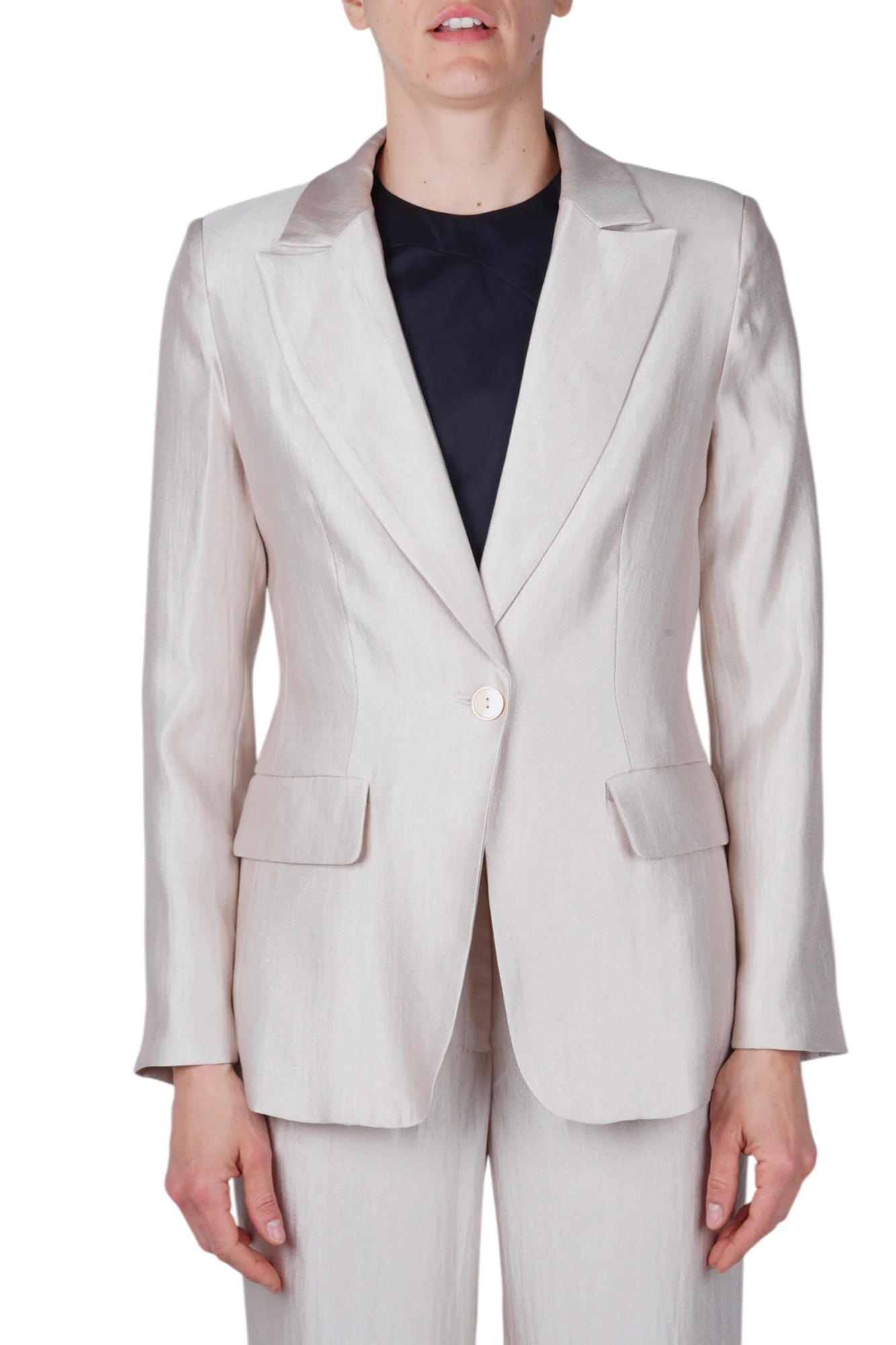 La Femme Blanche - Giacca - 471360 - Sabbia - Image 3