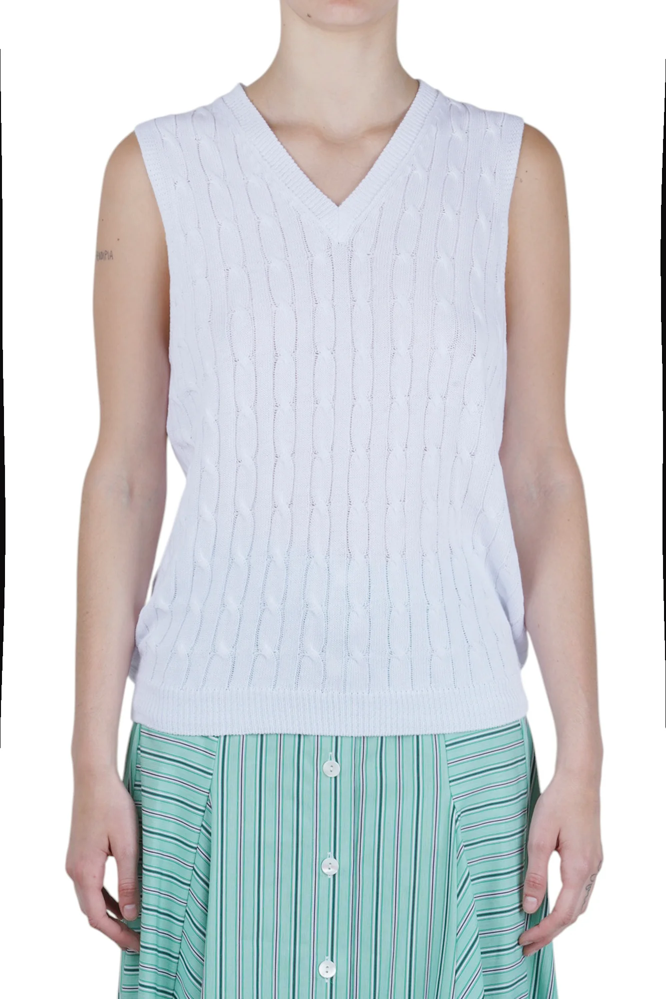 La Femme Blanche - Gilet - 471550 - Bianco - Image 3